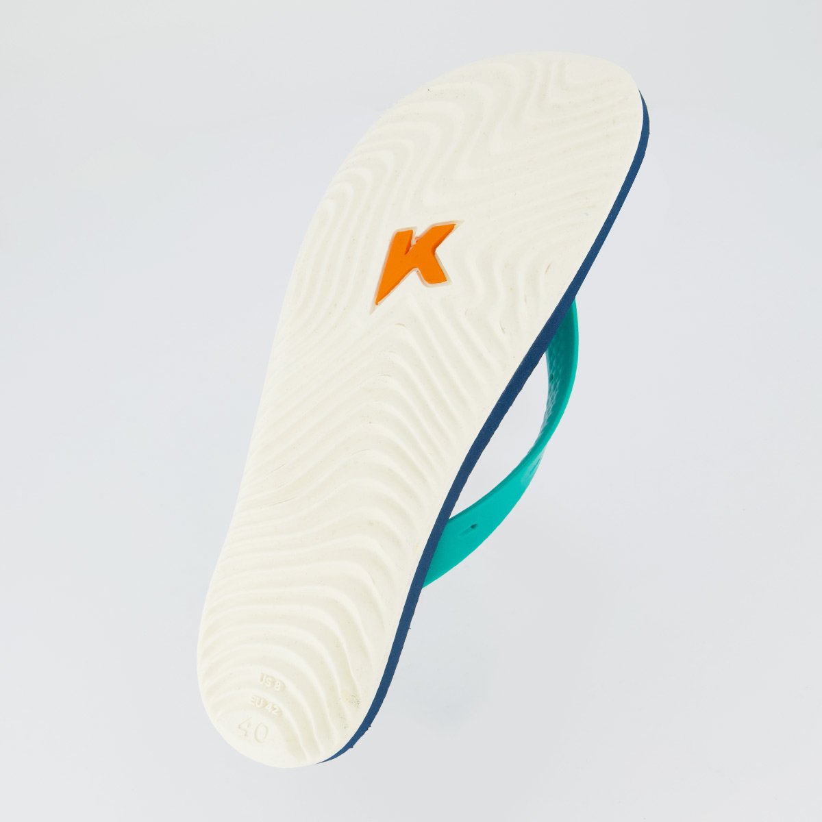 Chinelo Kenner New Summer Branco e Azul Azul 5