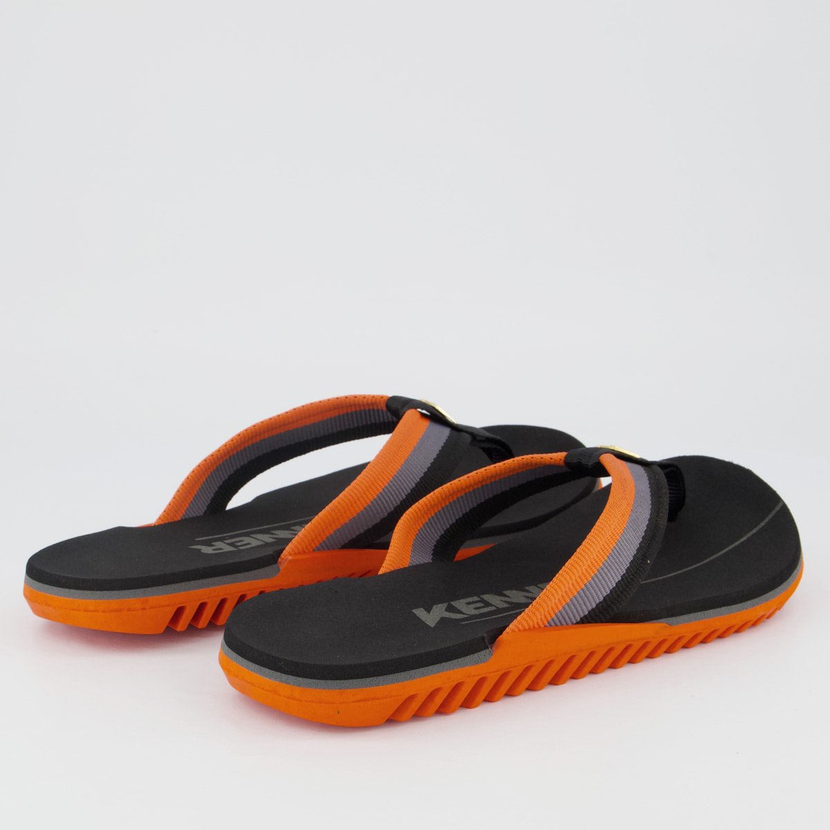 Chinelo Kenner NK6 Pro Tricolor Laranja Preto 4