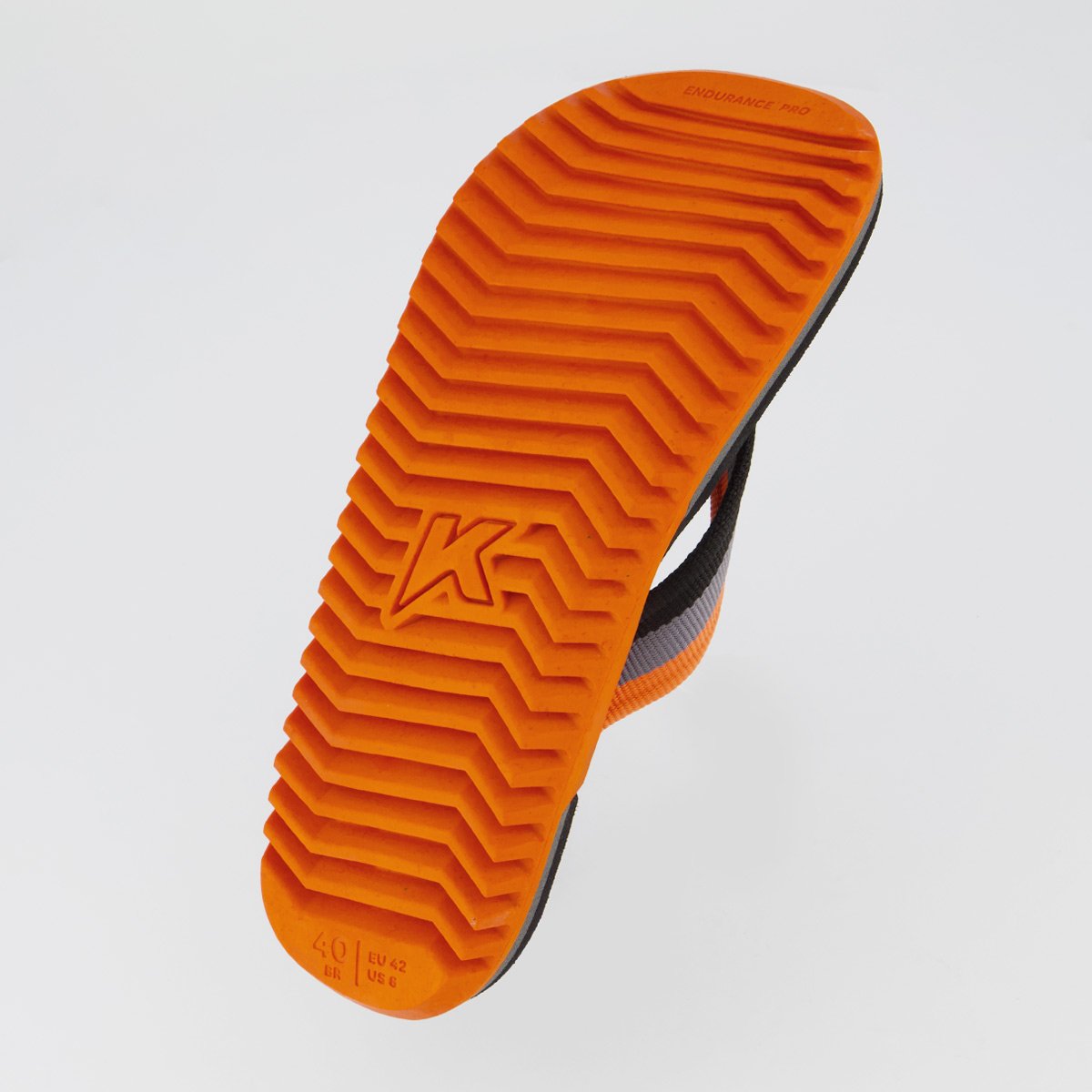 Chinelo Kenner NK6 Pro Tricolor Laranja Preto 5