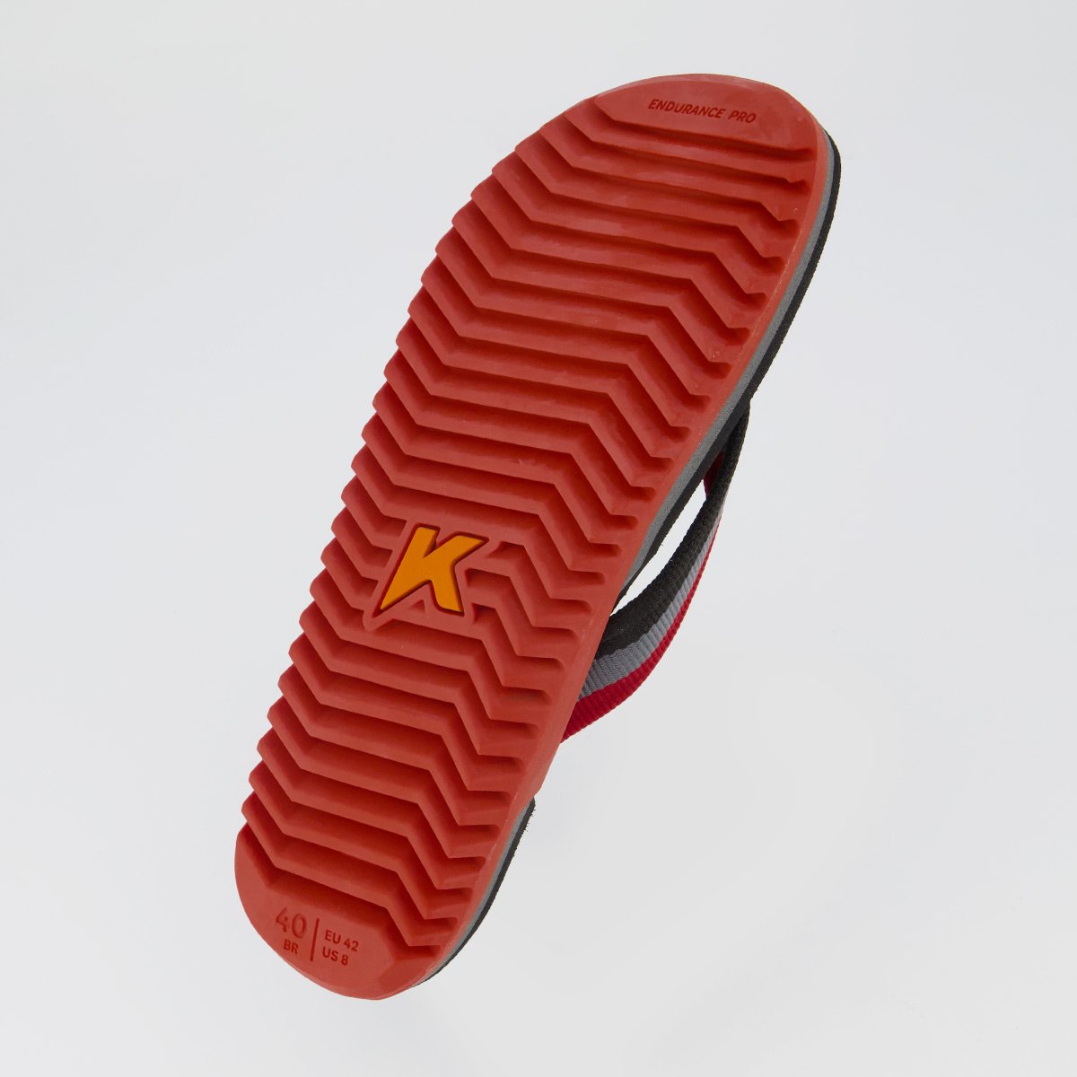 Chinelo Kenner NK6 Pro tricolor Preto e Vermelho Preto 5