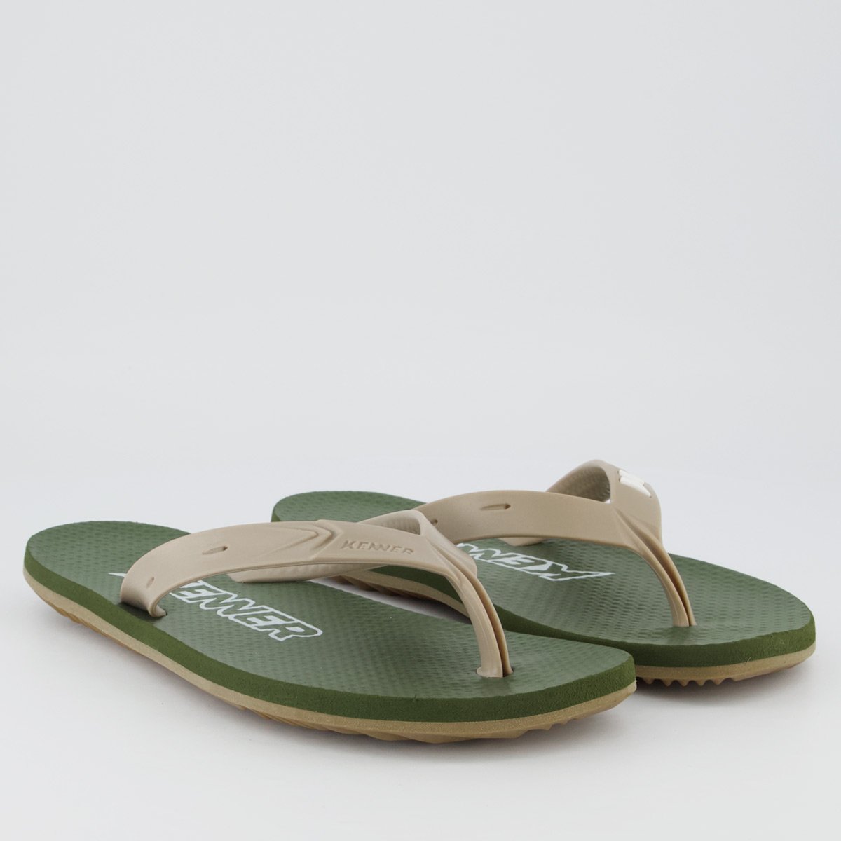 Chinelo Kenner New Summer Verde e Bege Verde 3