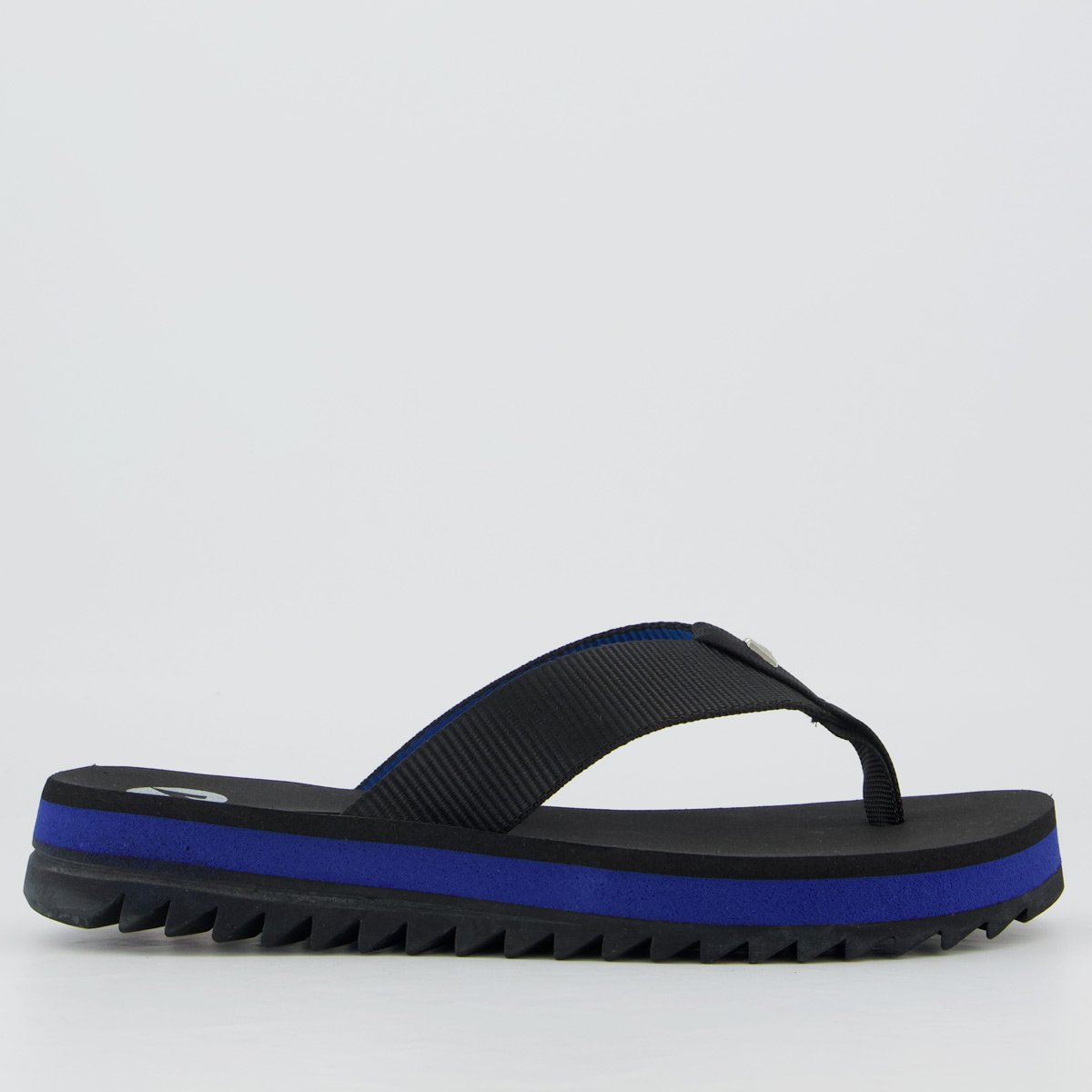 Chinelo Kenner Kyra Pro Feminino Preto e Azul Preto 2