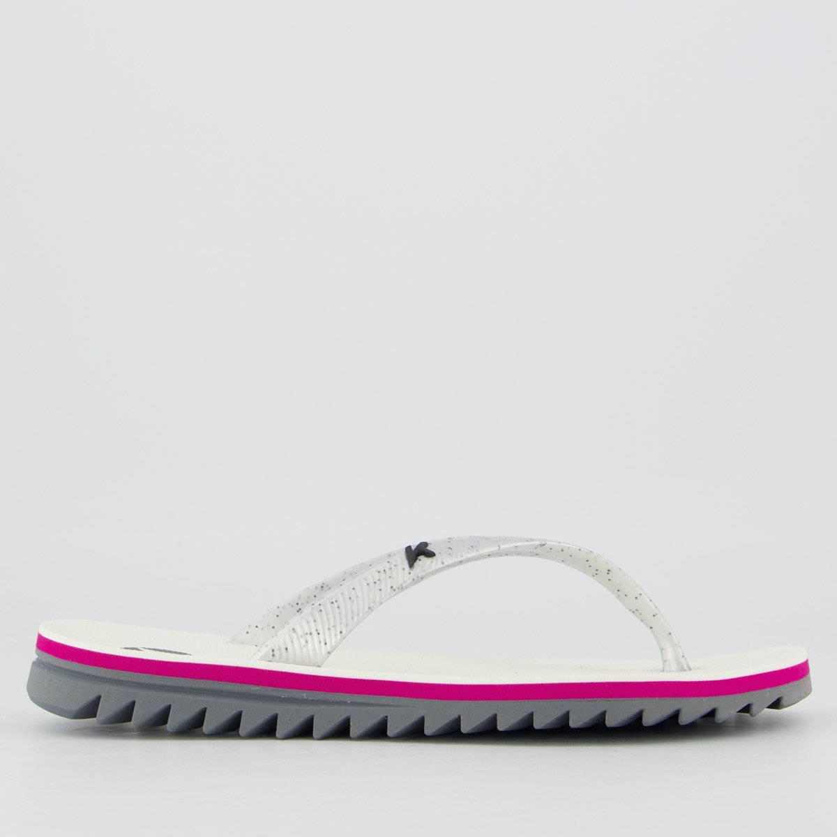Chinelo Kenner Ibiza Feminino Branco e Cinza Branco 2