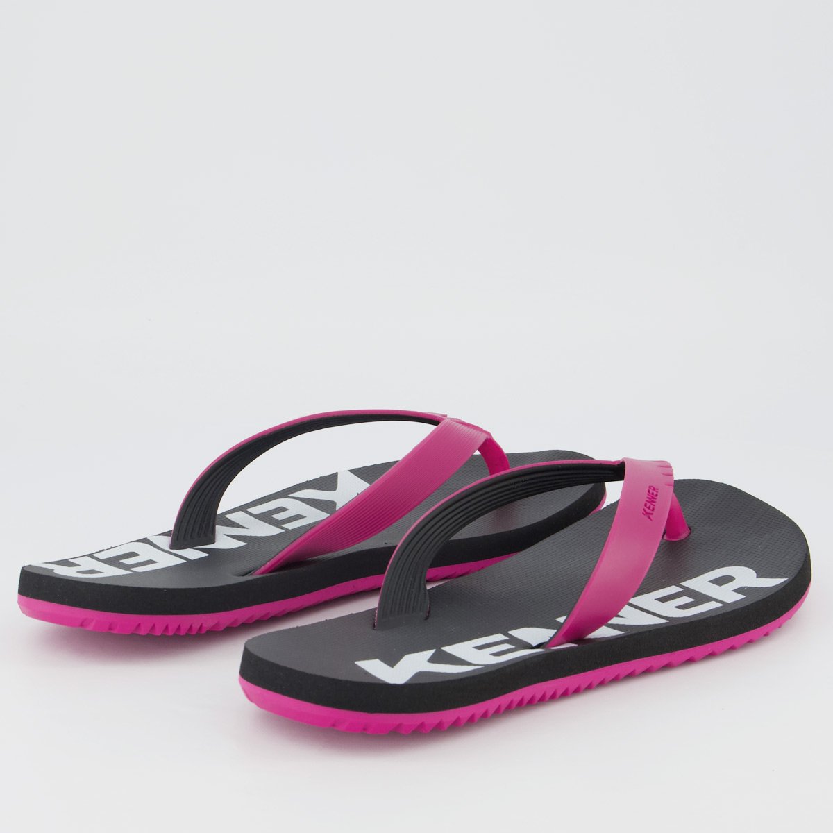 Chinelo Kenner Red Preto e Rosa Preto/Rosa 4