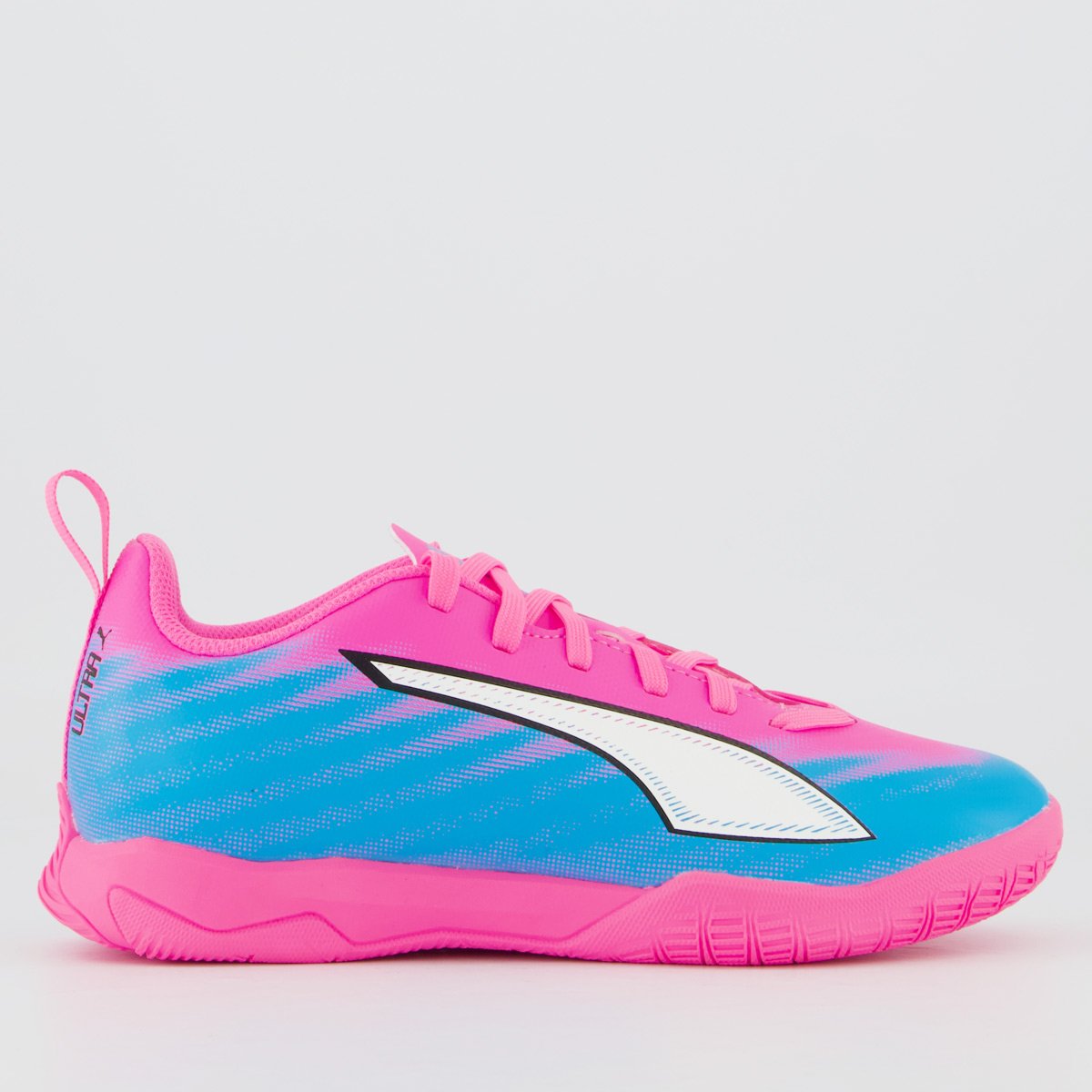 Chuteira Puma Ultra 6 Play Futsal Juvenil Rosa