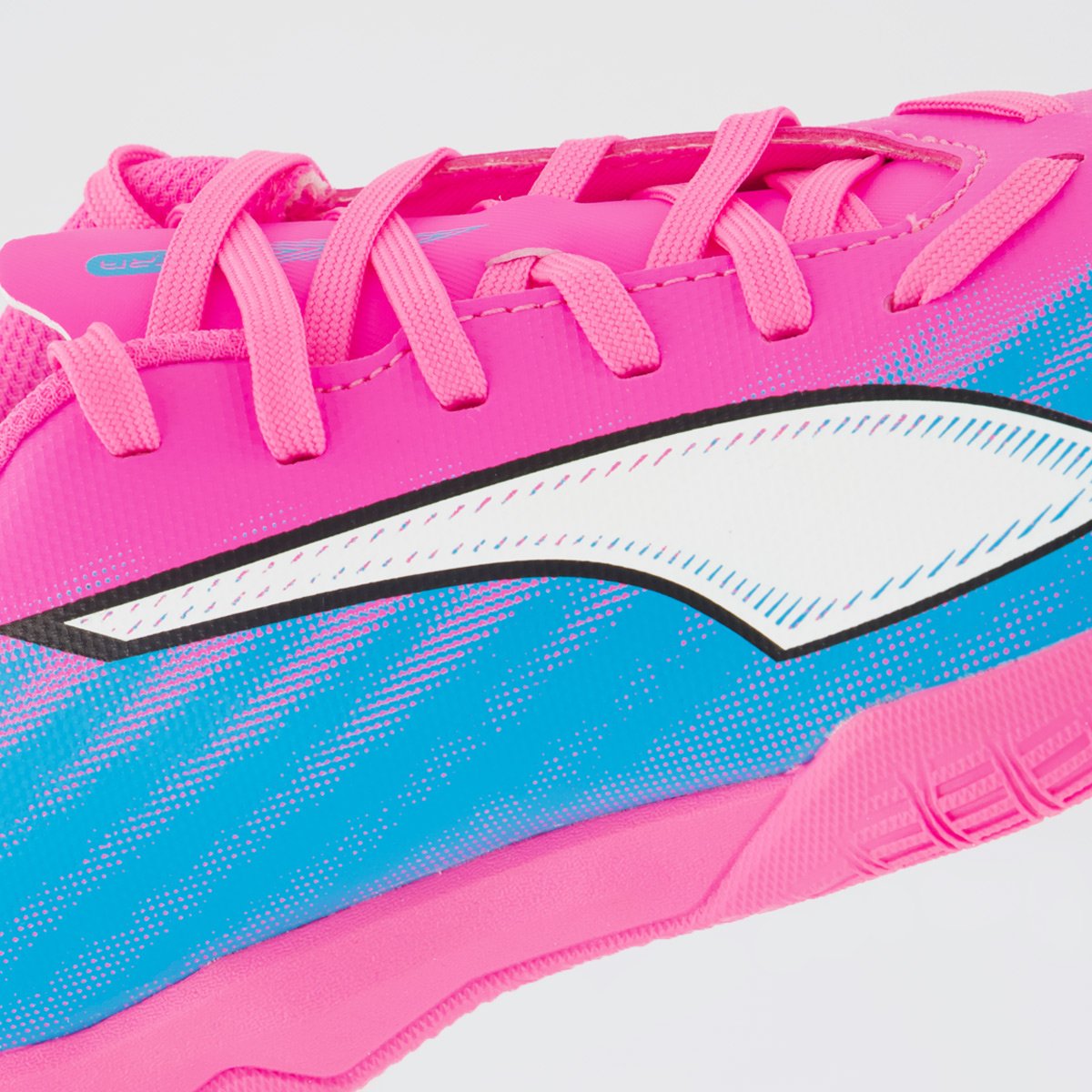 Chuteira Puma Ultra 6 Play Futsal Juvenil Rosa Rosa 7