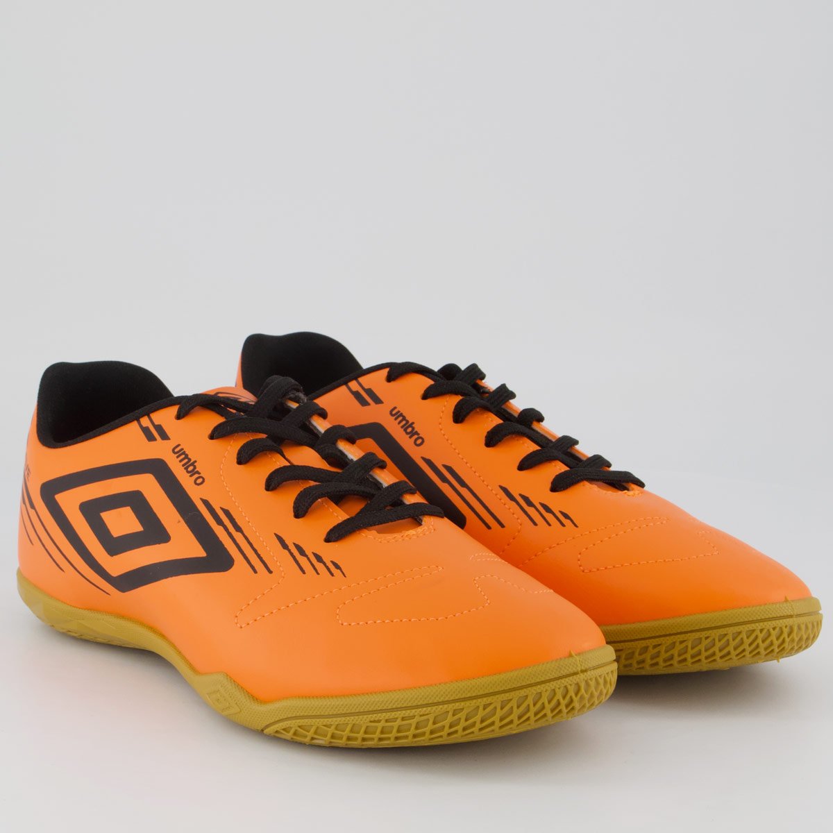 Chuteira Umbro Brave Futsal Laranja e Preta Laranja 2
