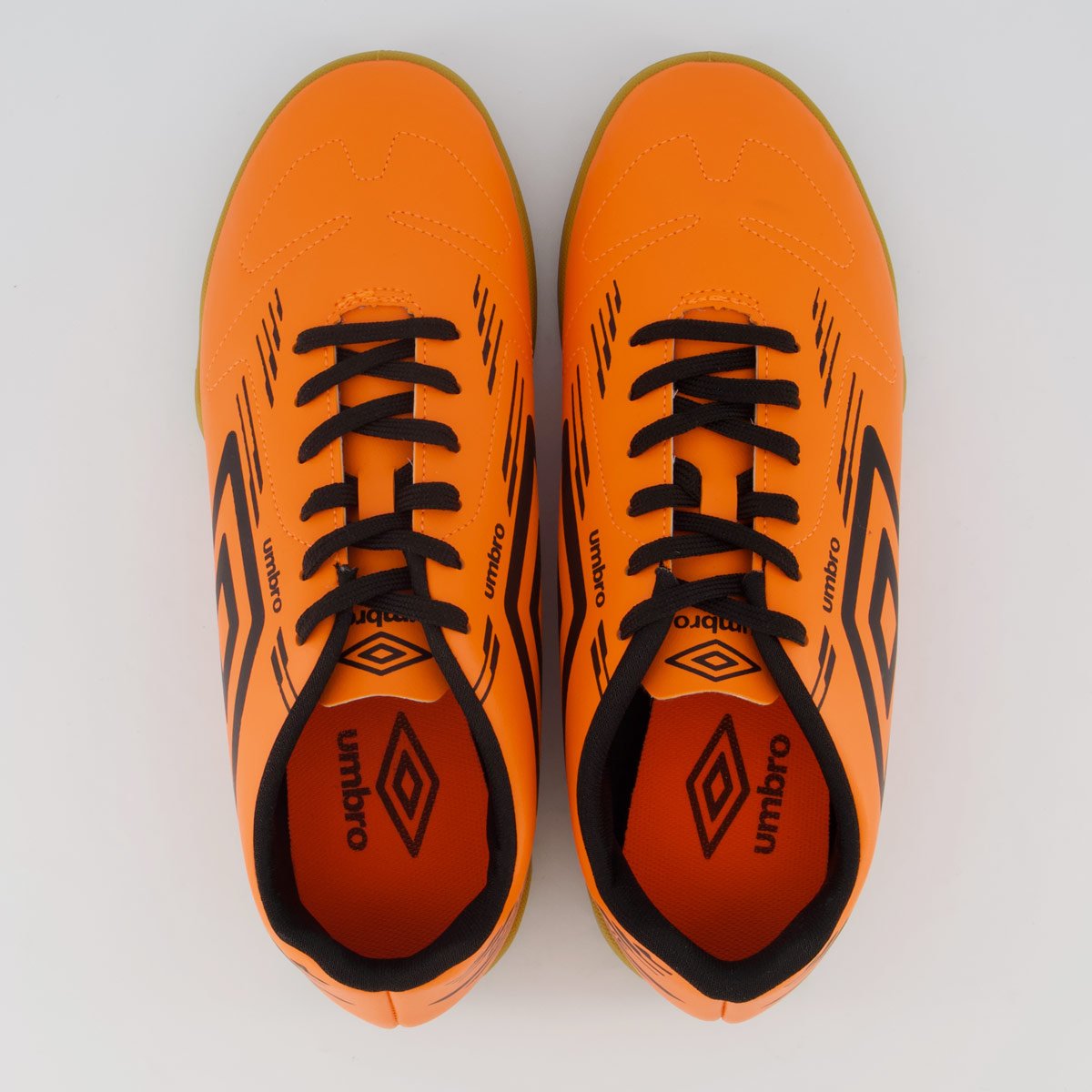 Chuteira Umbro Brave Futsal Laranja e Preta Laranja 4