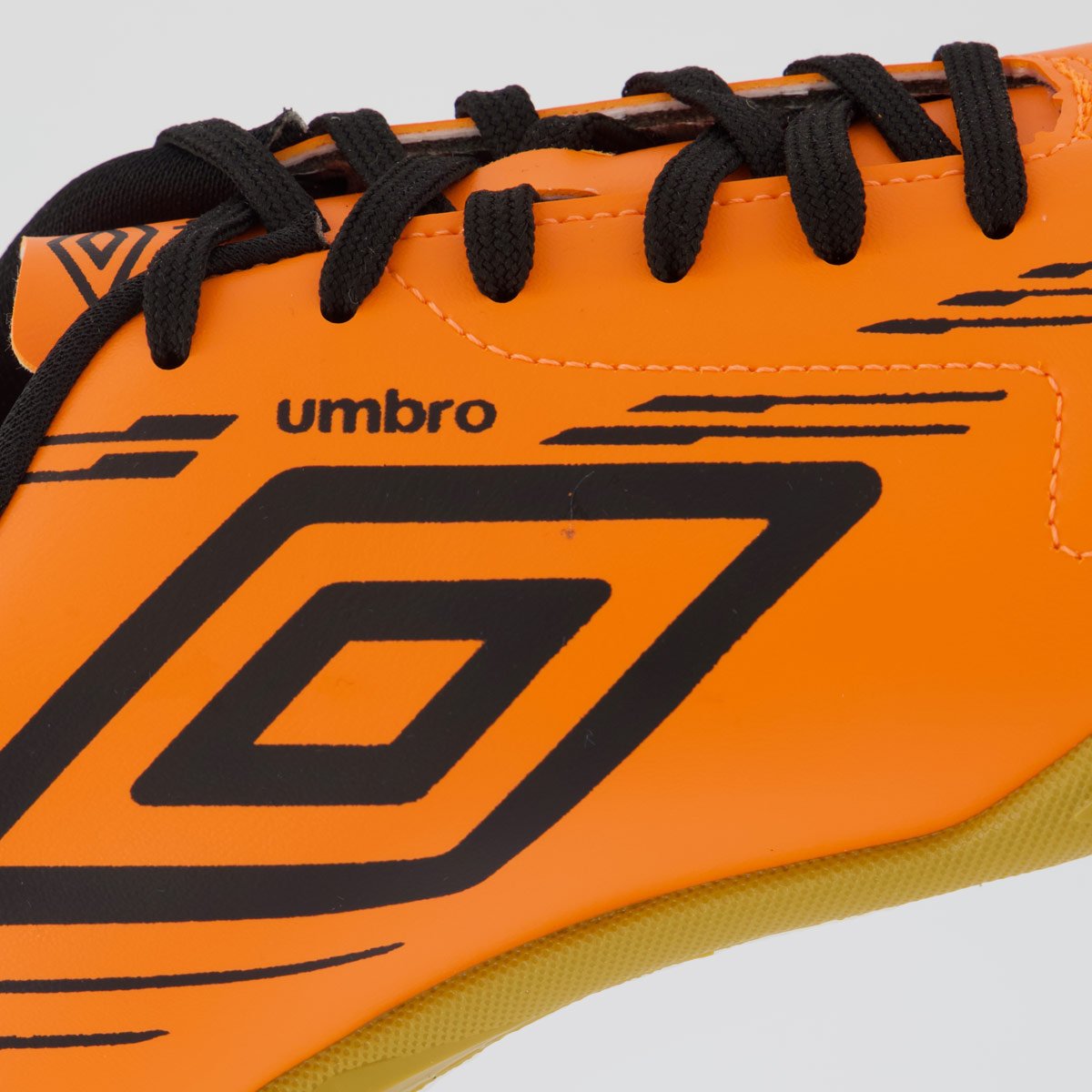 Chuteira Umbro Brave Futsal Laranja e Preta Laranja 7