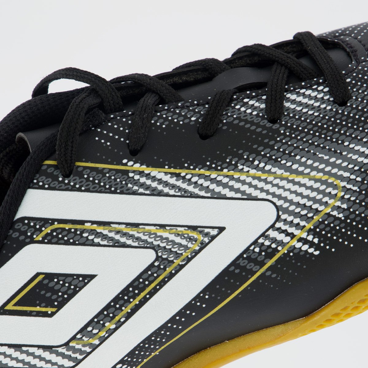 Chuteira Umbro Heatmap Futsal Preta e Branca Preto/Branco 7