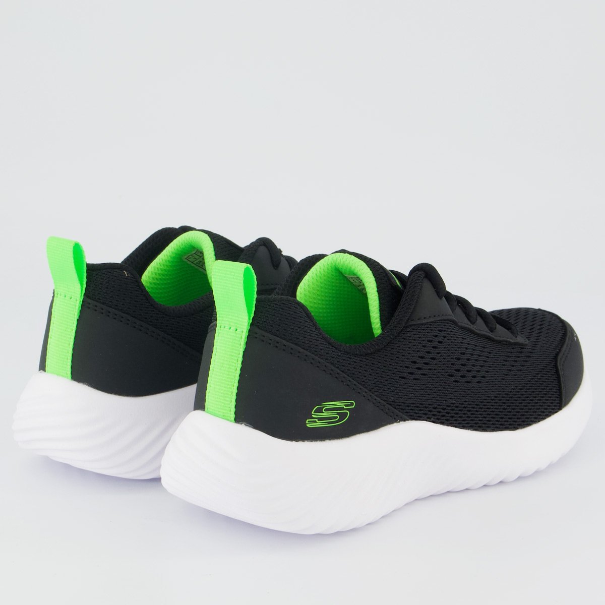 Tênis Skechers Bounder Quanta-Pacer Infantil Preto Preto 3