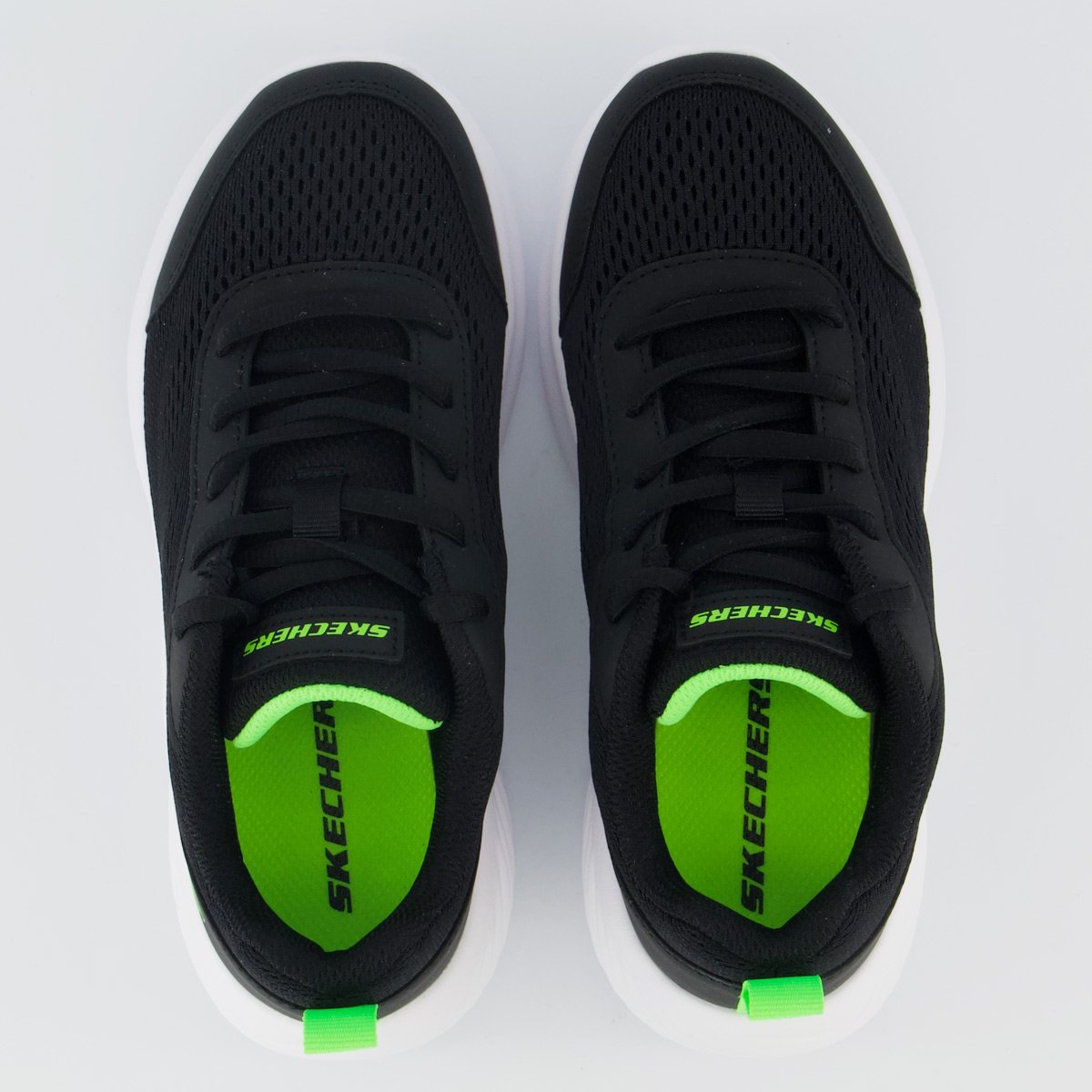 Tênis Skechers Bounder Quanta-Pacer Infantil Preto Preto 4