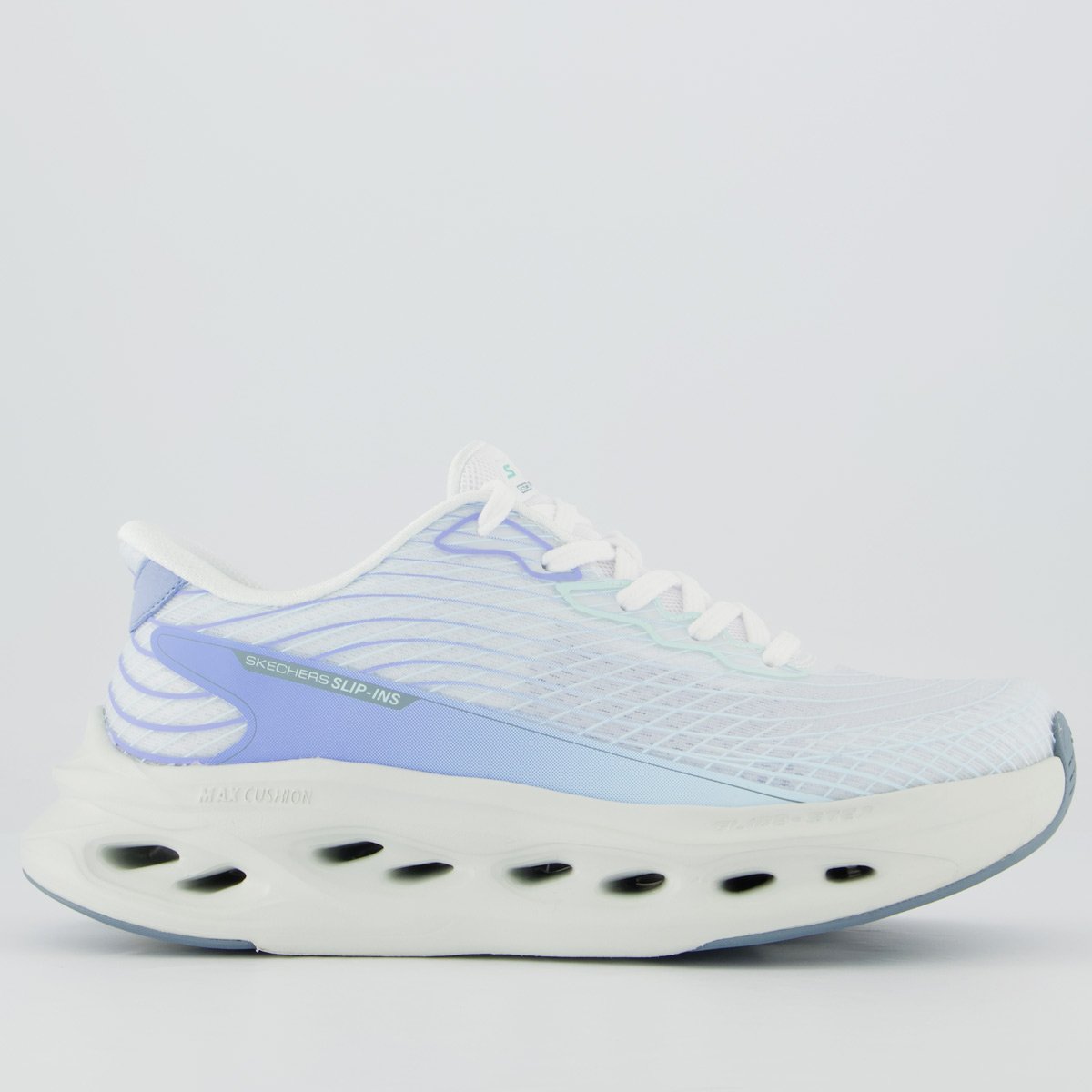 Tênis Skechers Max Cushioning Glide-Step Feminino Azul