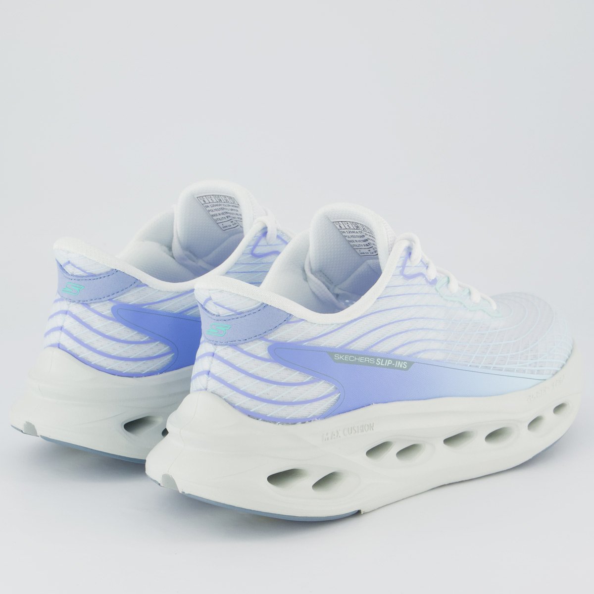 Tênis Skechers Max Cushioning Glide-Step Feminino Azul Azul 3