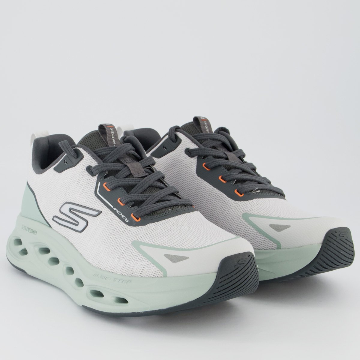 Tênis Skechers Max Cushioning Glide-Step Verde Cinza/Verde 2