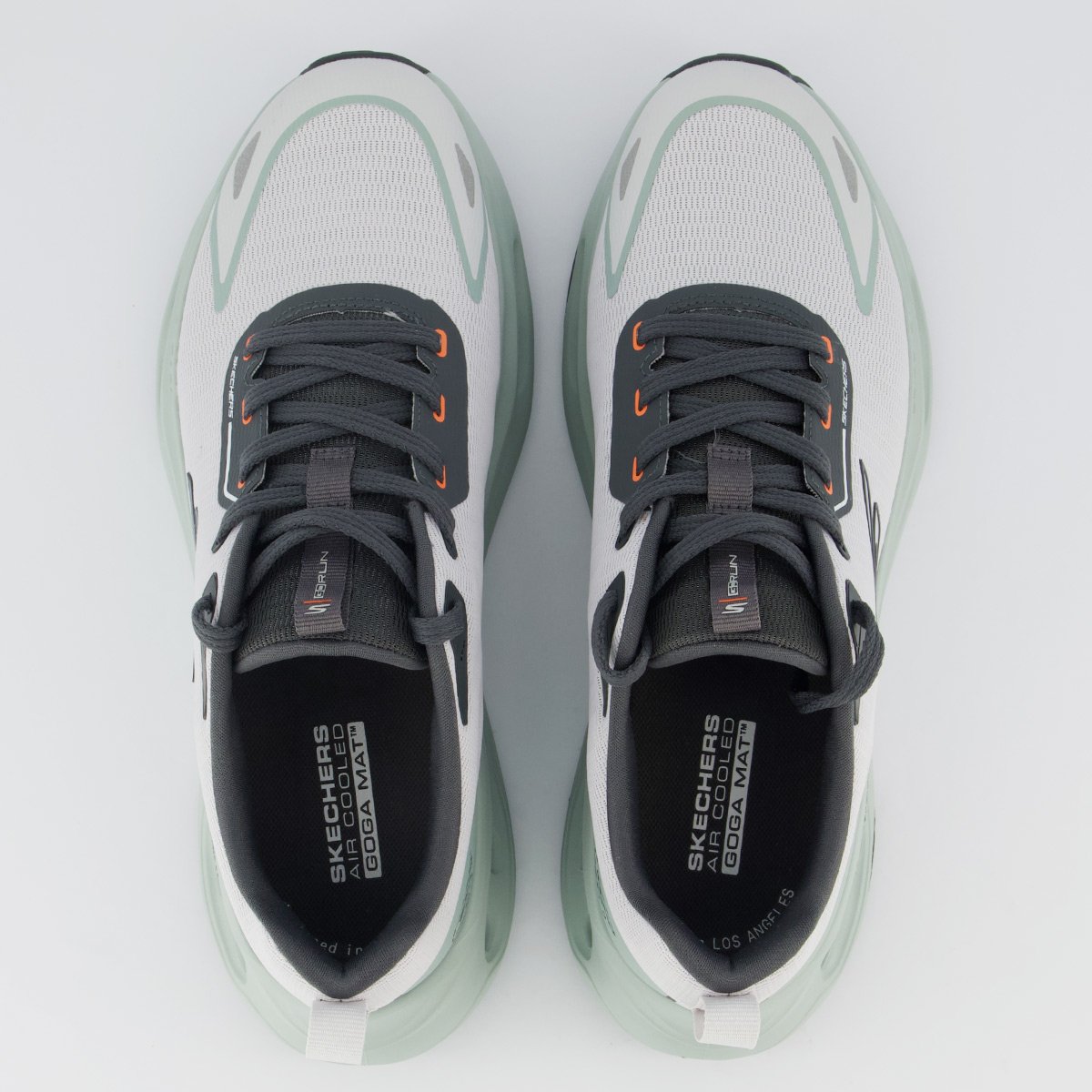 Tênis Skechers Max Cushioning Glide-Step Verde Cinza/Verde 4