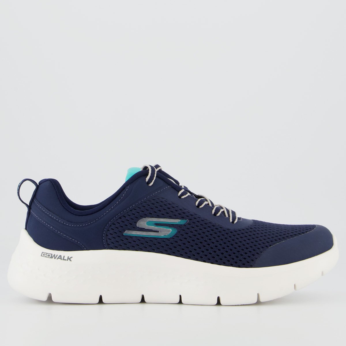 Tênis Skechers Go Walk Flex Feminino Marinho e Branco