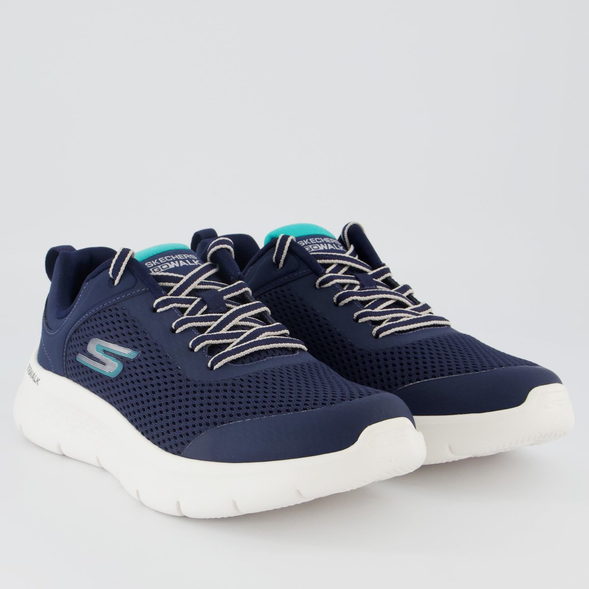 Tênis Skechers Go Walk Flex Feminino Marinho e Branco Azul Marinho 2