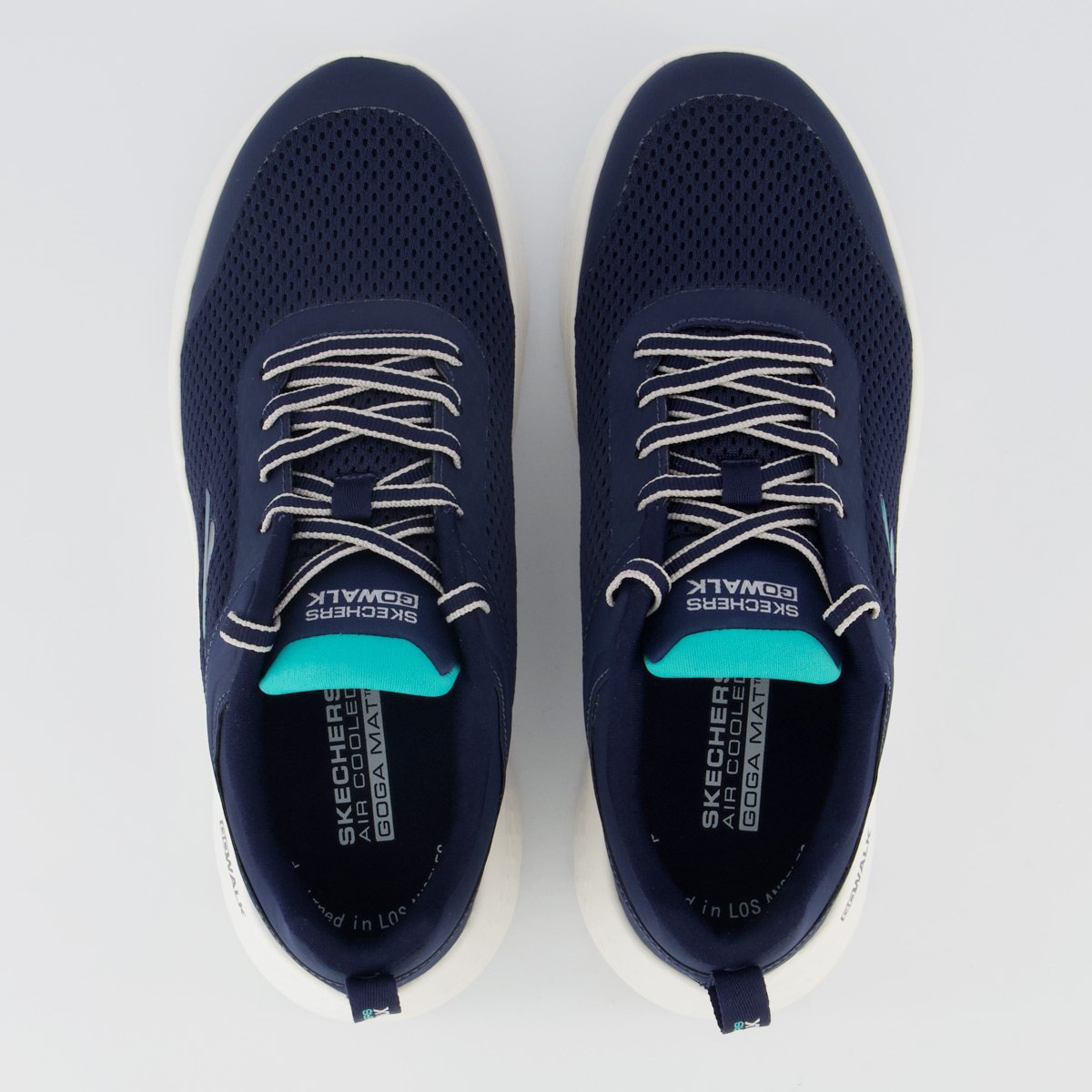 Tênis Skechers Go Walk Flex Feminino Marinho e Branco Azul Marinho 4