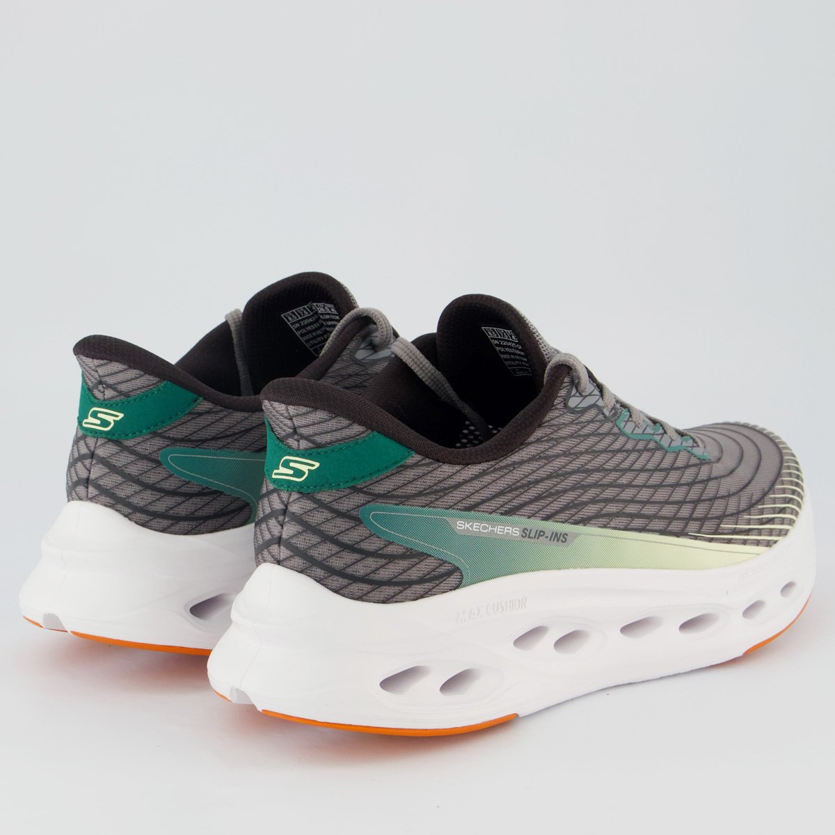 Tênis Skechers Max Cushioning Glide-Step Cinza Escuro Cinza Escuro 3