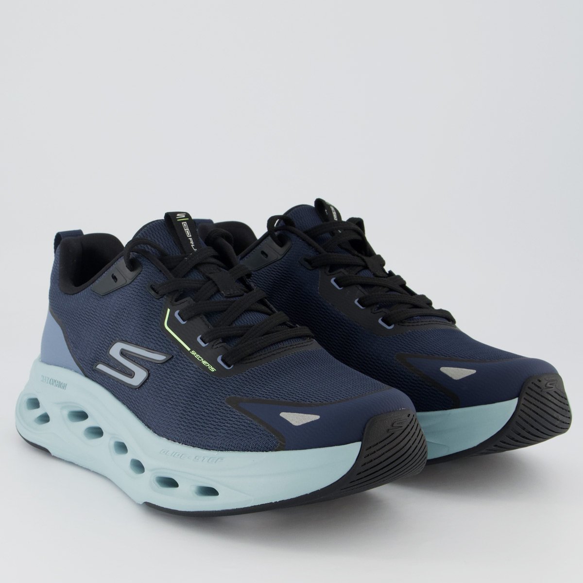 Tênis Skechers Max Cushioning Glide-Step Marinho Azul Marinho 2