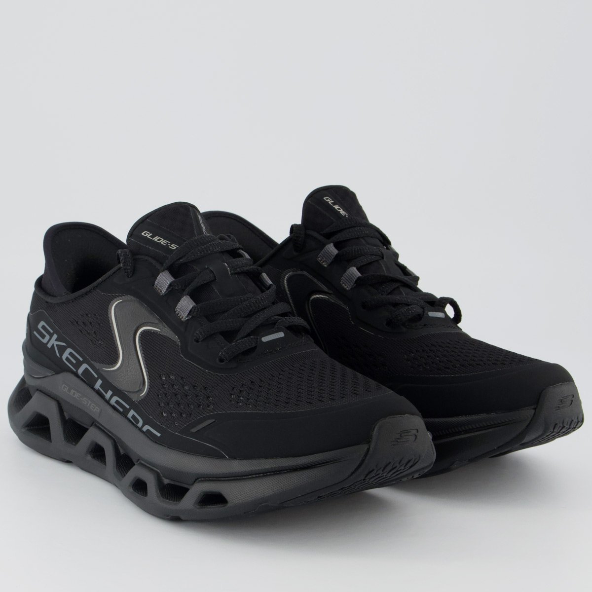 Tênis Skechers Altus Glide-Step Feminino Preto Preto 2