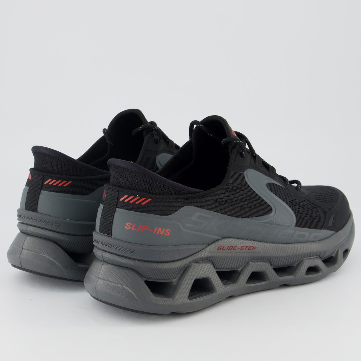 Tênis Skechers Altus Glide-Step Preto e Cinza Preto/Cinza 3