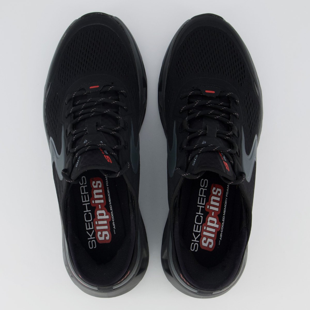 Tênis Skechers Altus Glide-Step Preto e Cinza Preto/Cinza 4