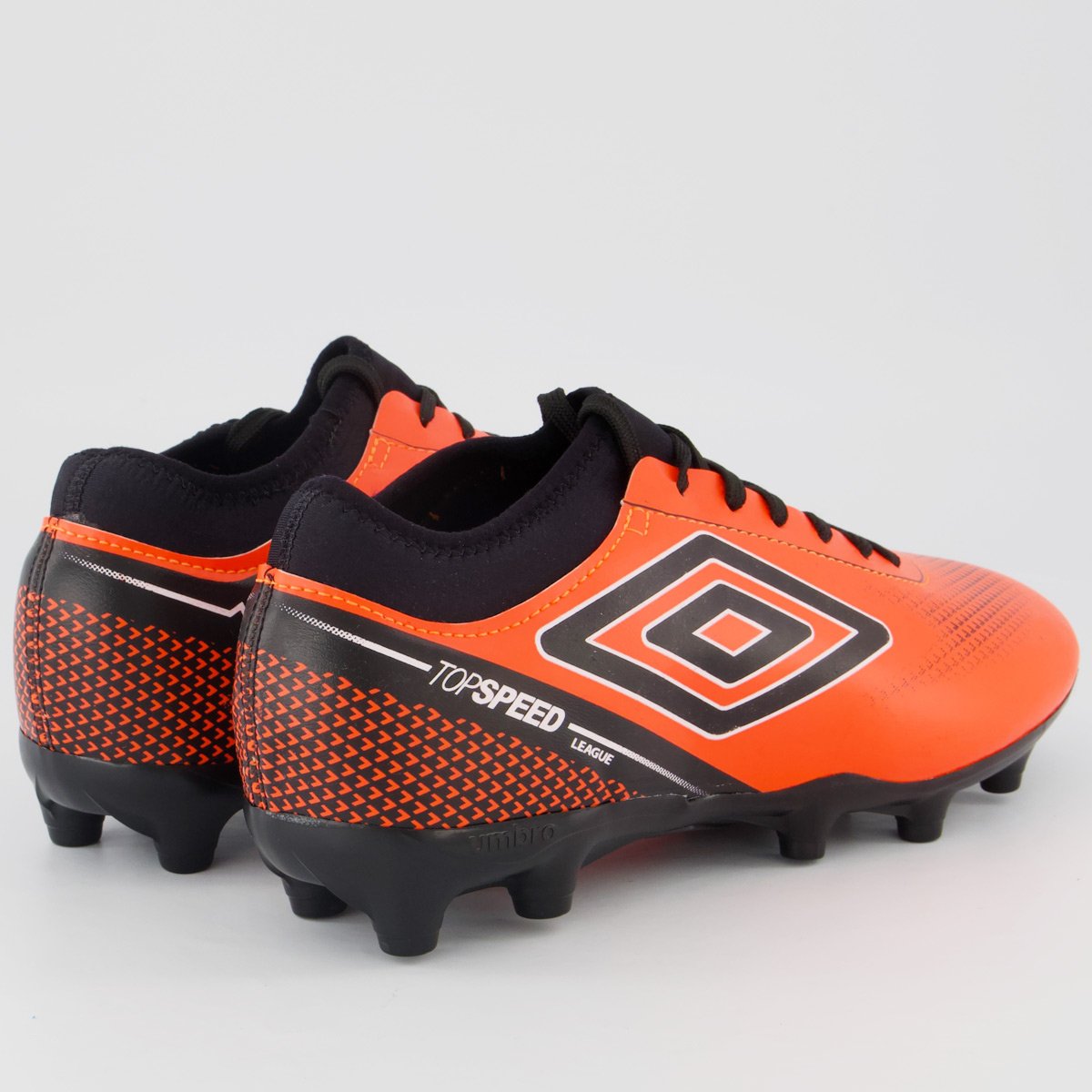 Chuteira Umbro Top Speed League Campo Laranja e Preta Laranja 3