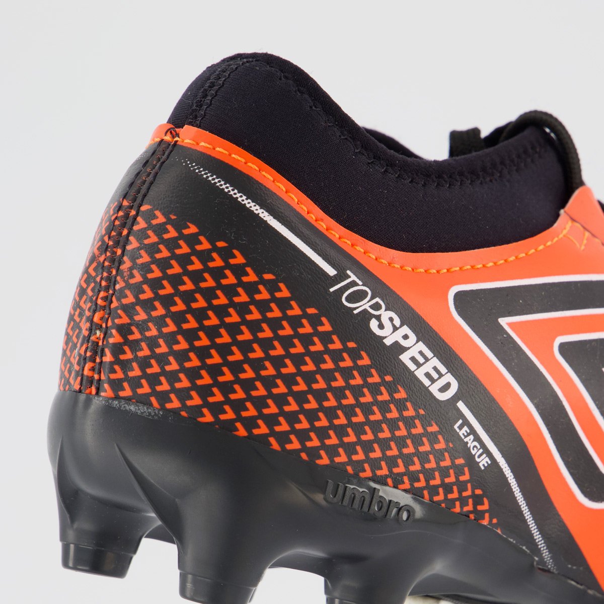Chuteira Umbro Top Speed League Campo Laranja e Preta Laranja 6