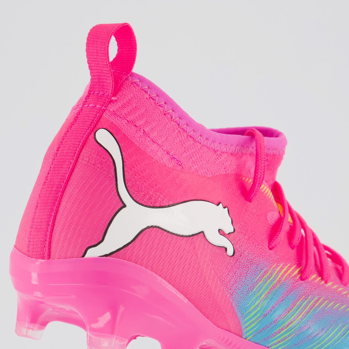 Chuteira Puma Future 9 Match FG/AG Campo Juvenil R Rosa 6