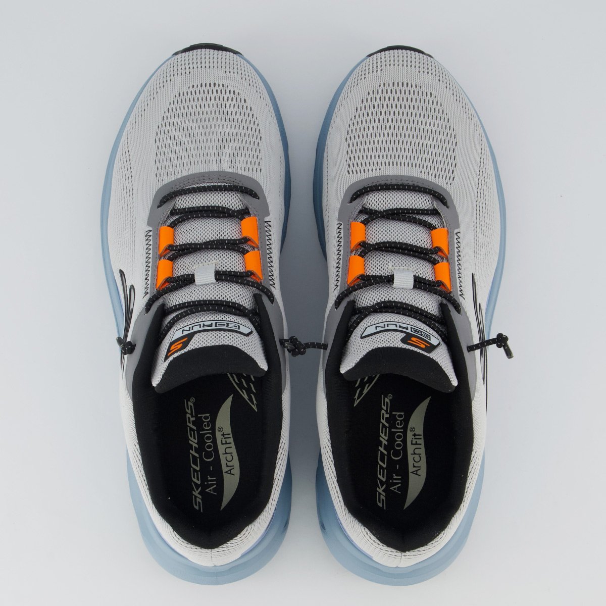 Tênis Skechers Go Run Glide-Step Cinza e Azul Cinza/Azul 4