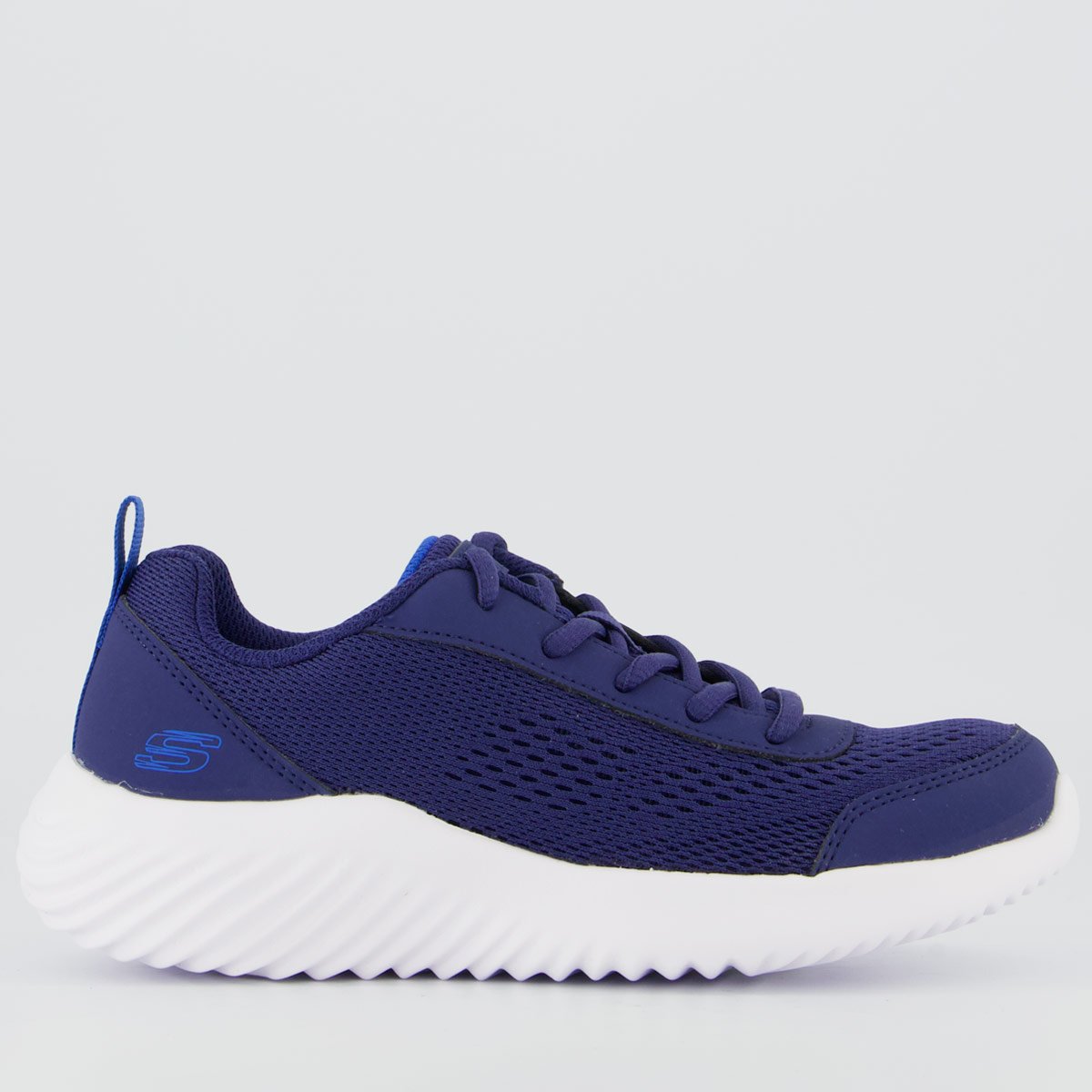 Tênis Skechers Bounder Quanta-Pacer Infantil Marinho