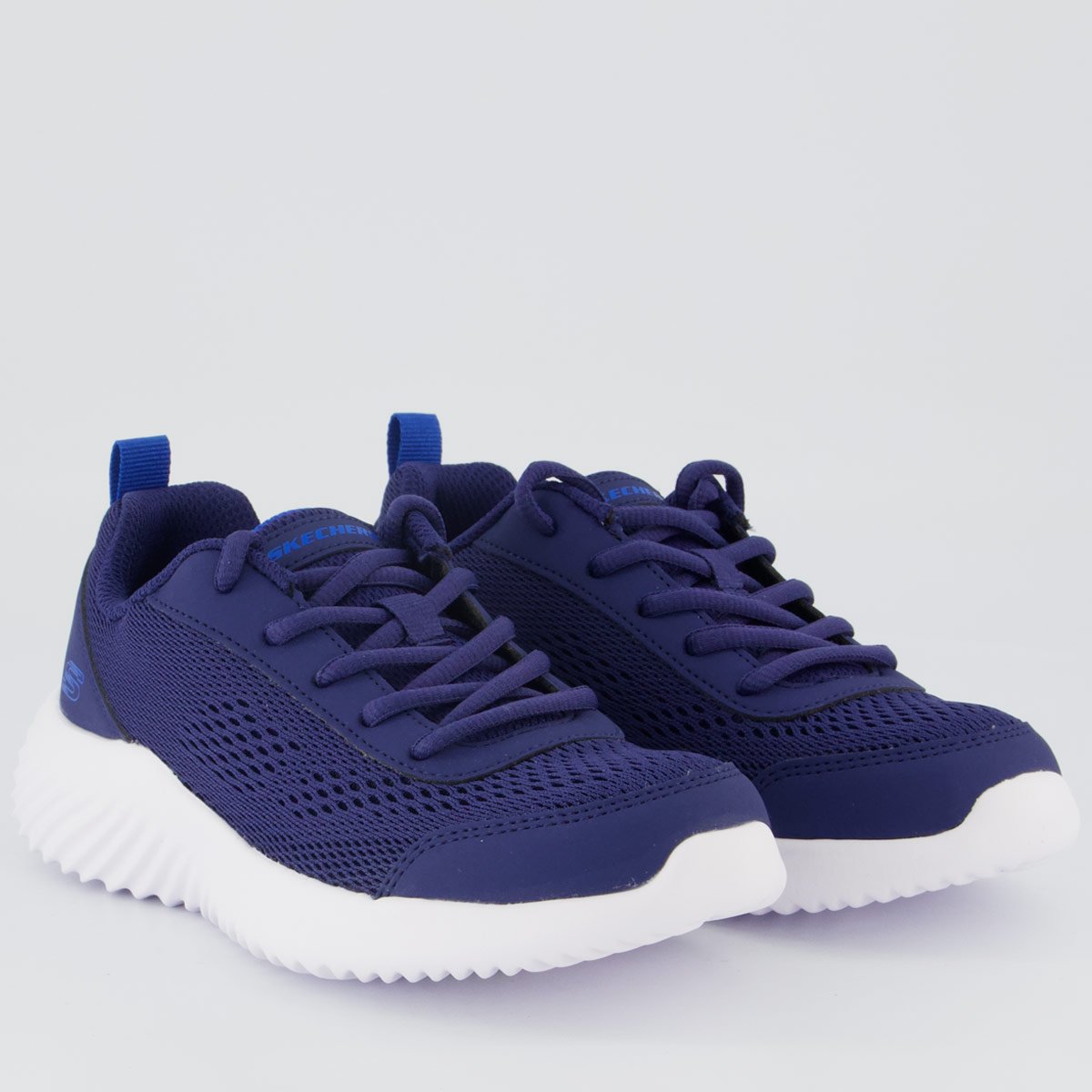 Tênis Skechers Bounder Quanta-Pacer Infantil Marinho Azul Marinho 2