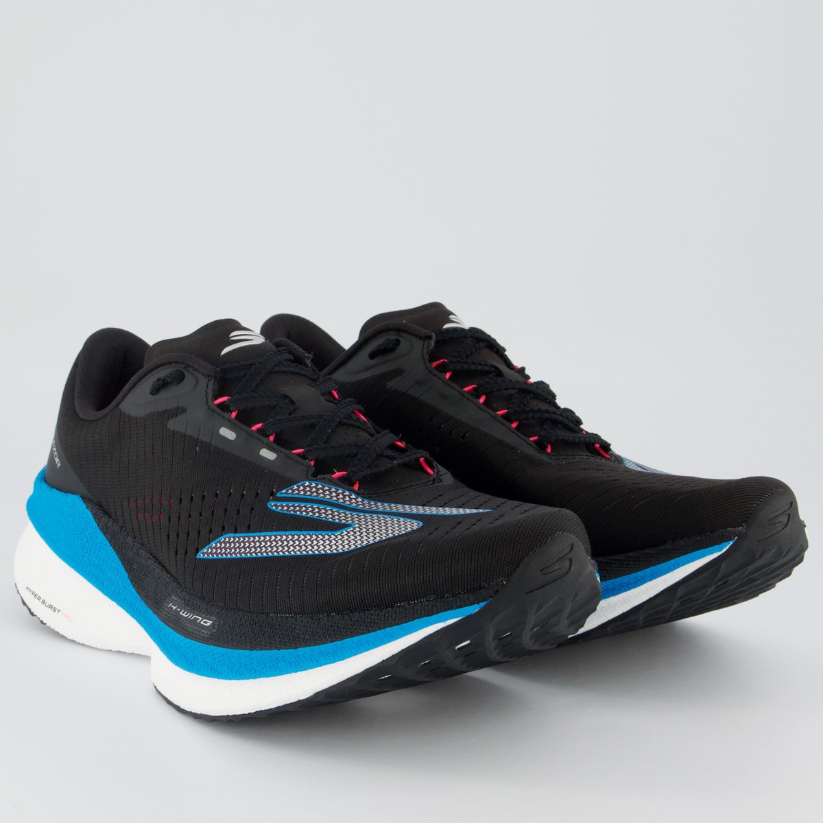 Tênis Skechers Aero Razor Preto e Azul Preto/Azul 2