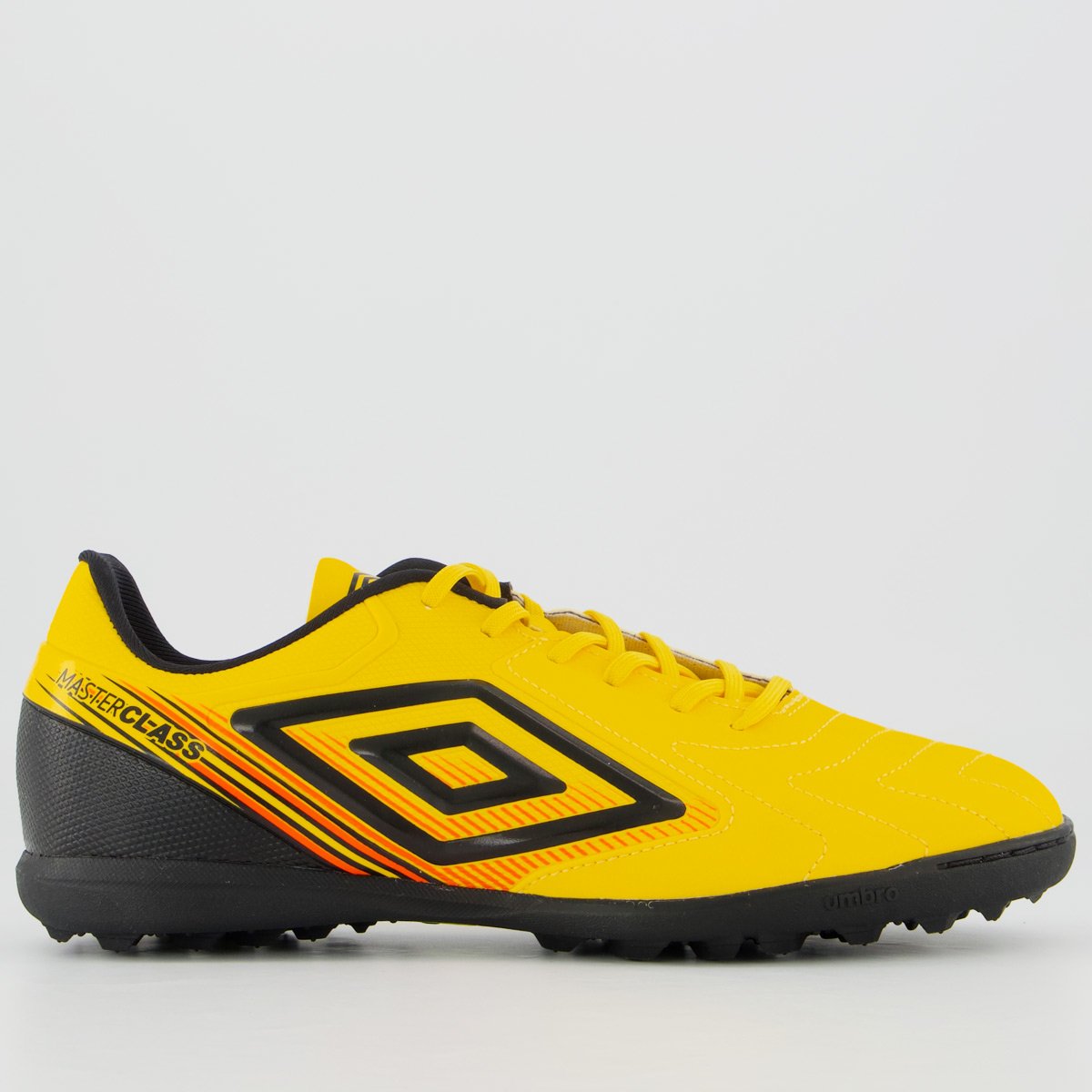 Chuteira Umbro Master Class Club Society Amarela e Preta
