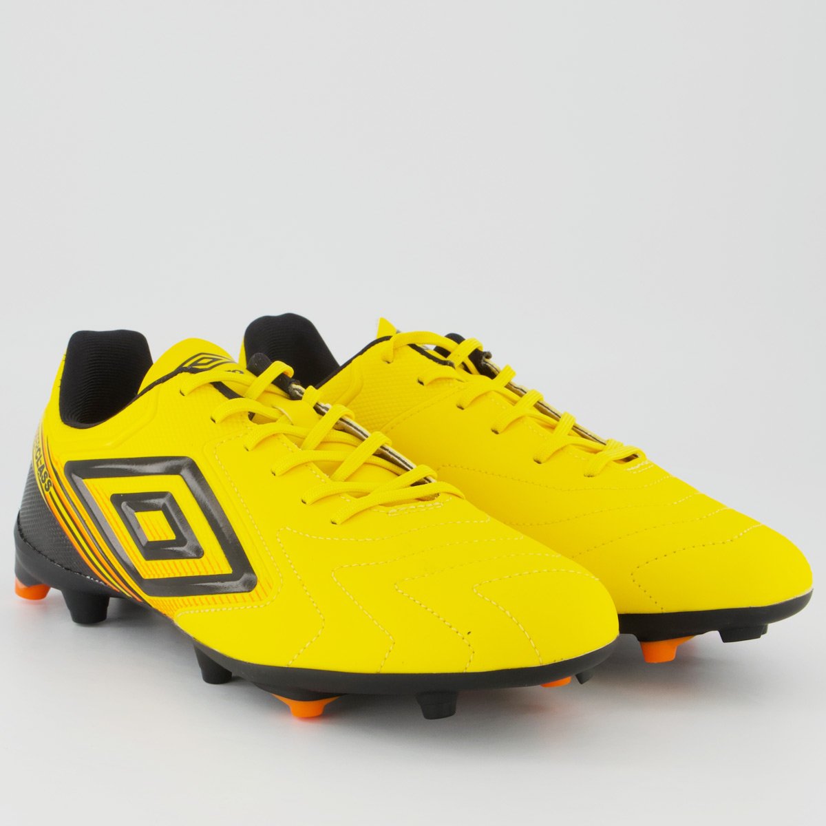 Chuteira Umbro Master Class Club Campo Amarela e Preta Amarelo/Preto 2