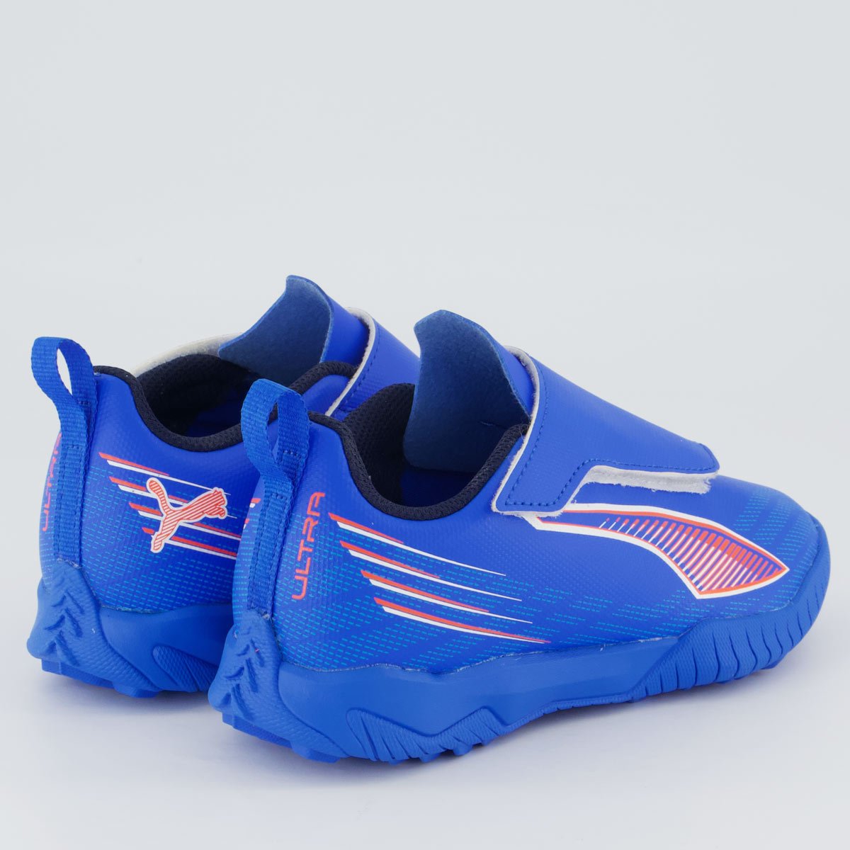 Chuteira Puma Ultra 6 Play V TT Society Infantil Azul Azul 3