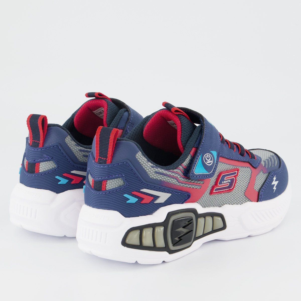 Tênis Skechers Light Storm 3 Infantil Azul e Vermelho Azul/Vermelho 3