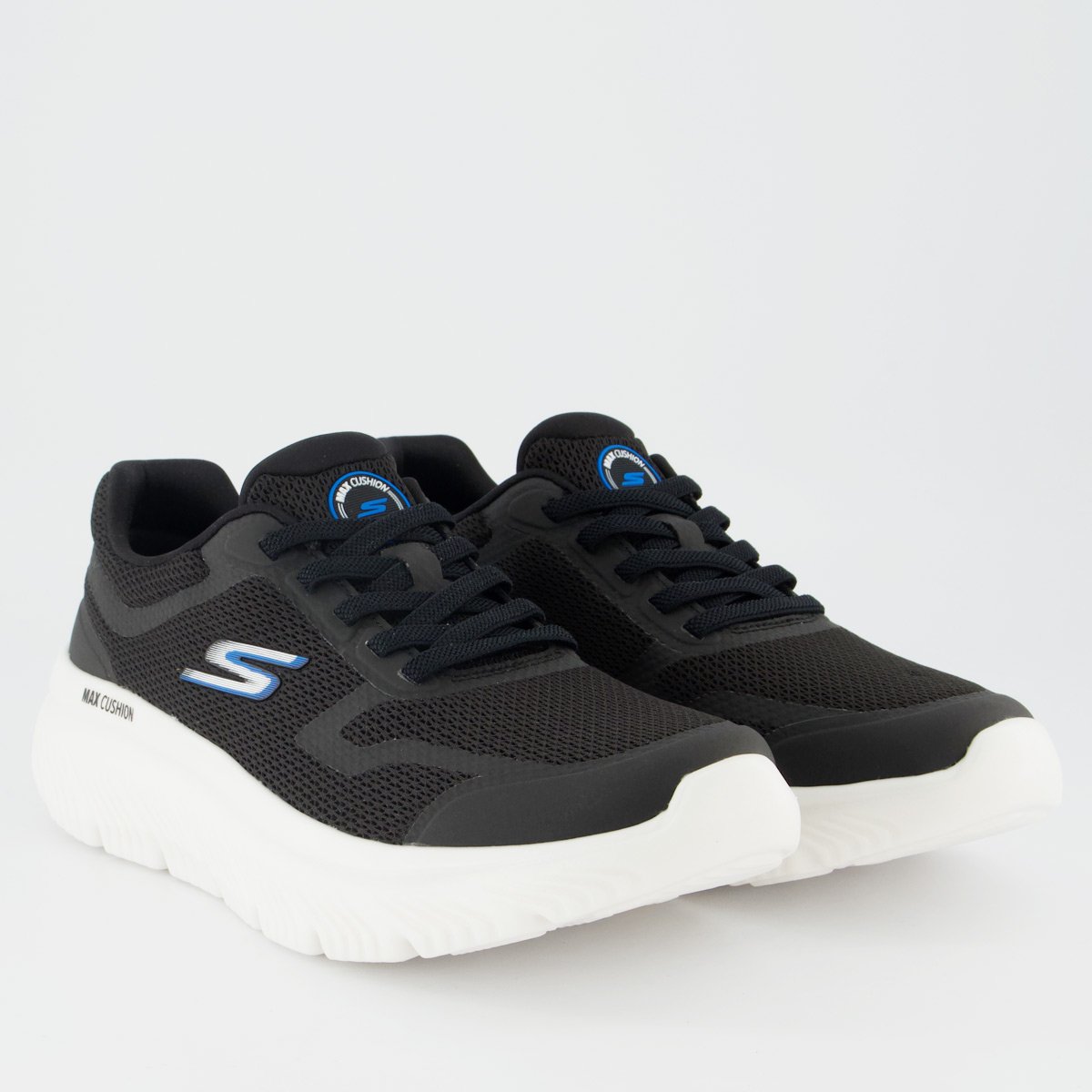 Tênis Skechers Go Walk Max Cushioning Preto e Branco Preto 2