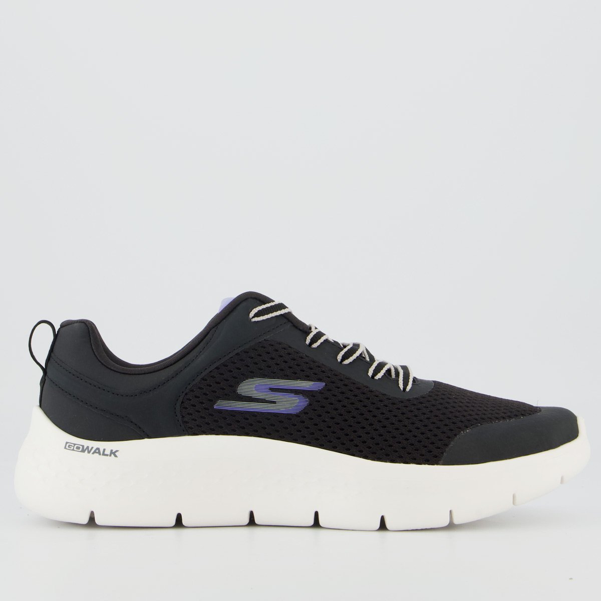 Tênis Skechers Go Walk Flex Feminino Preto e Branco