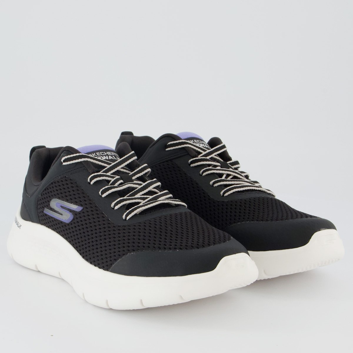 Tênis Skechers Go Walk Flex Feminino Preto e Branco Preto/Branco 2