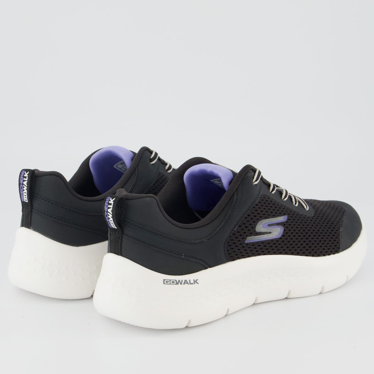Tênis Skechers Go Walk Flex Feminino Preto e Branco Preto/Branco 3