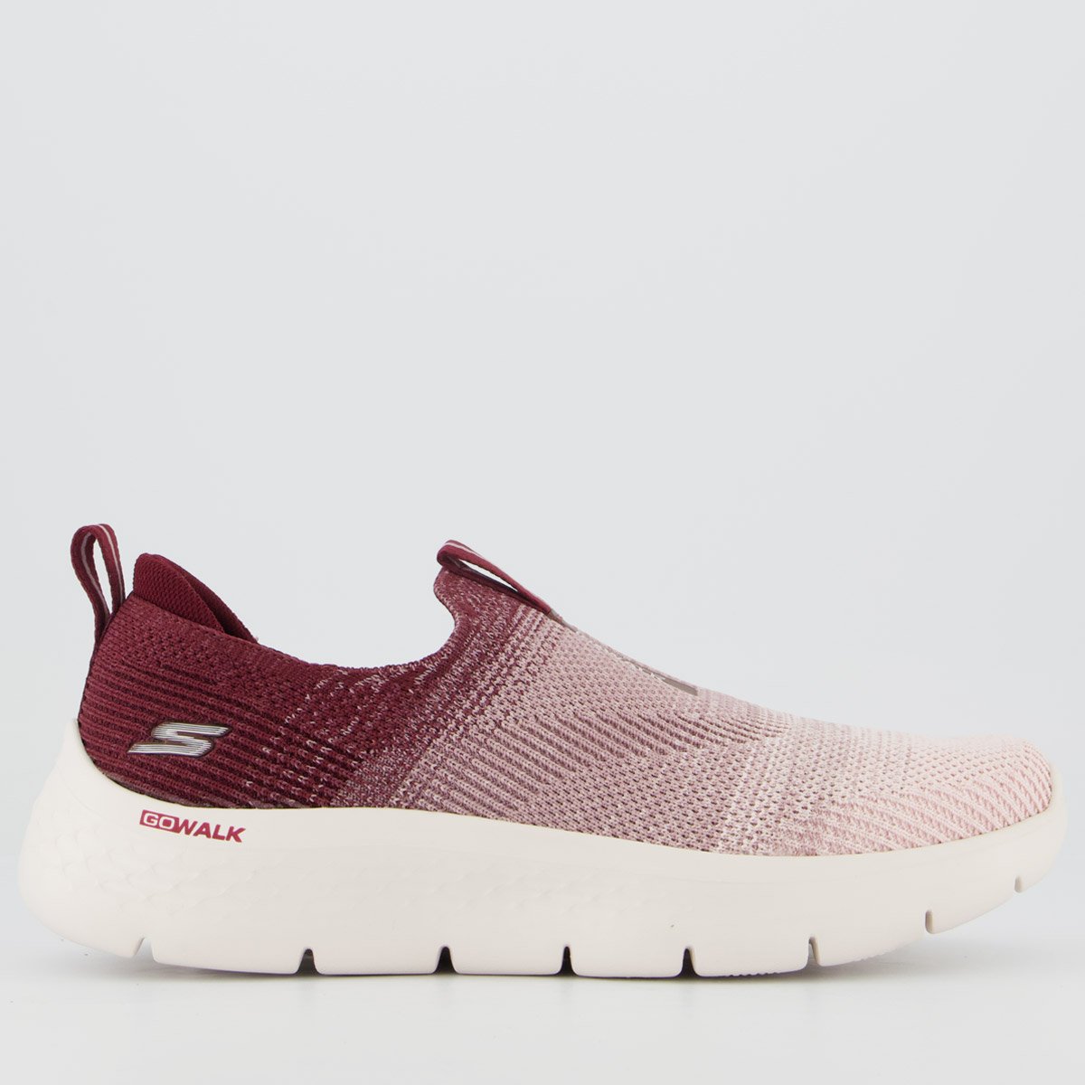 Tênis Skechers Go Walk Flex Feminino Bordô