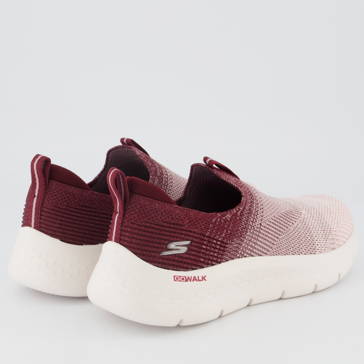 Tênis Skechers Go Walk Flex Feminino Bordô Bordô 3