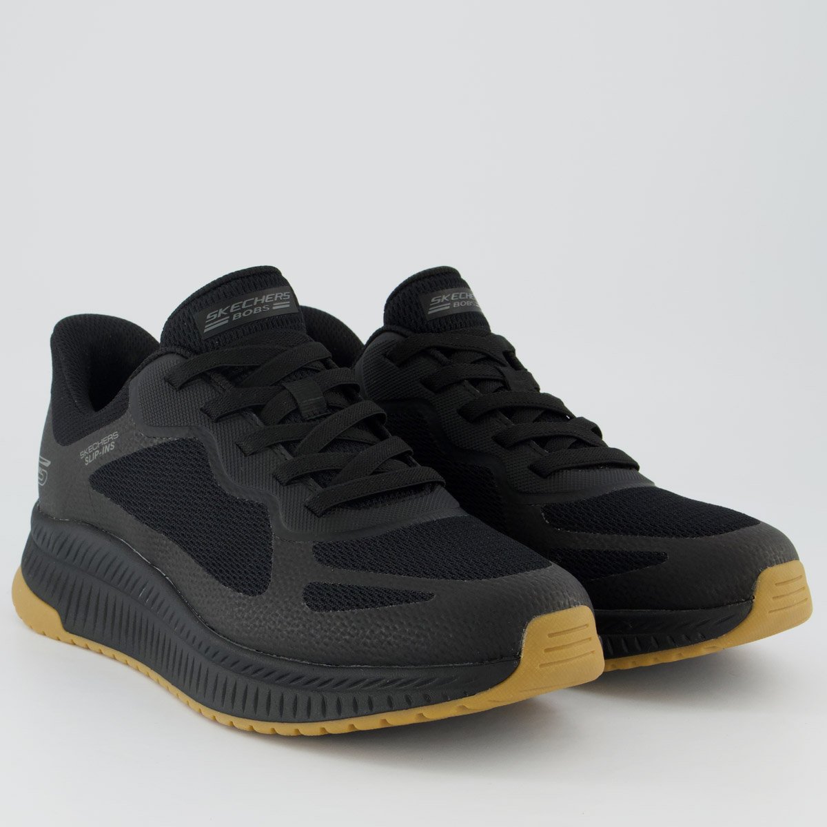 Tênis Skechers Squad 4 Preto Preto 2