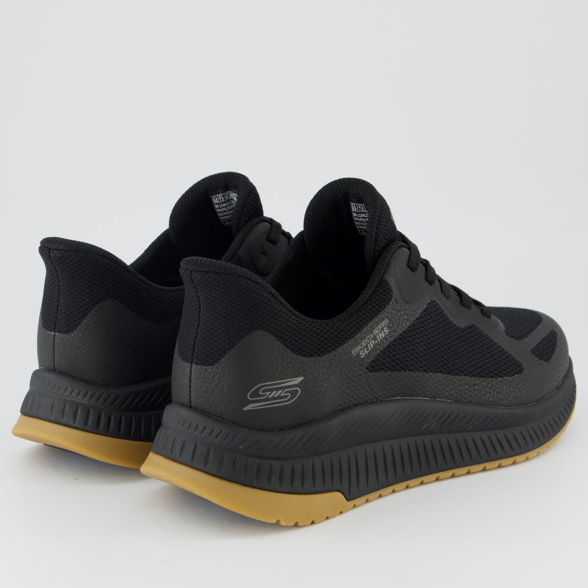 Tênis Skechers Squad 4 Preto Preto 3