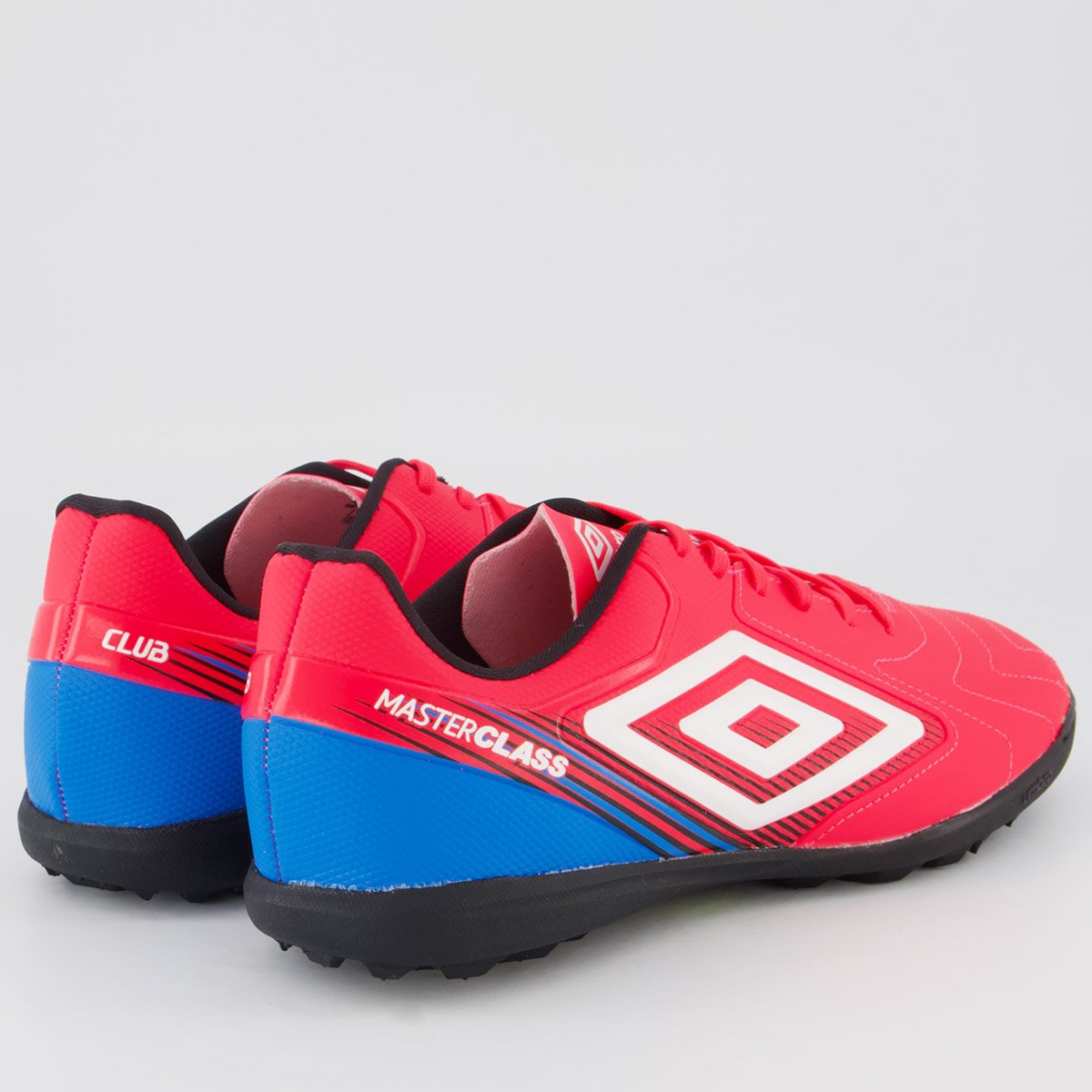Chuteira Umbro Master Class Club Society Rosa e Azul Rosa 3