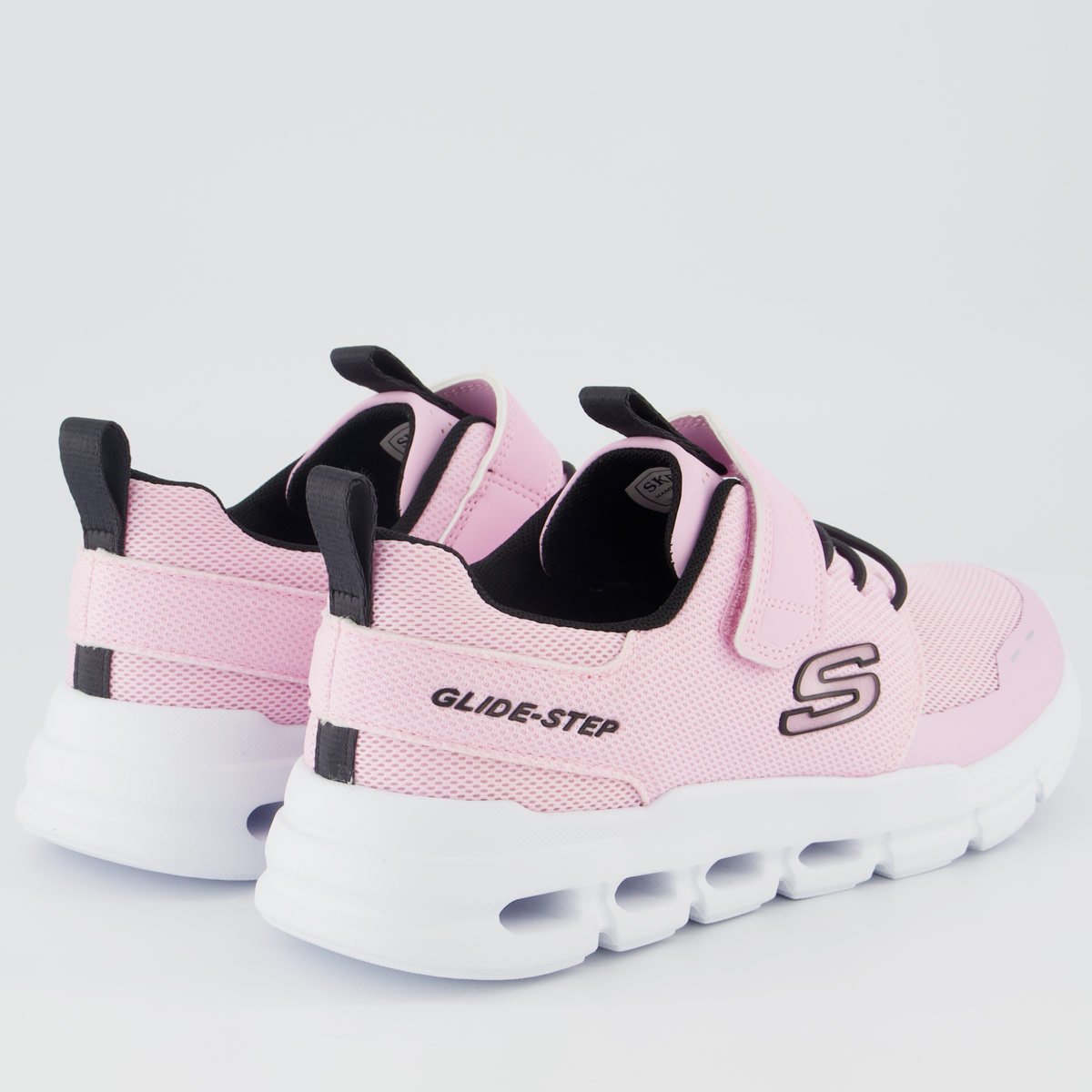 Tênis Skechers Glide-Step Flow Infantil Rosa Rosa 3