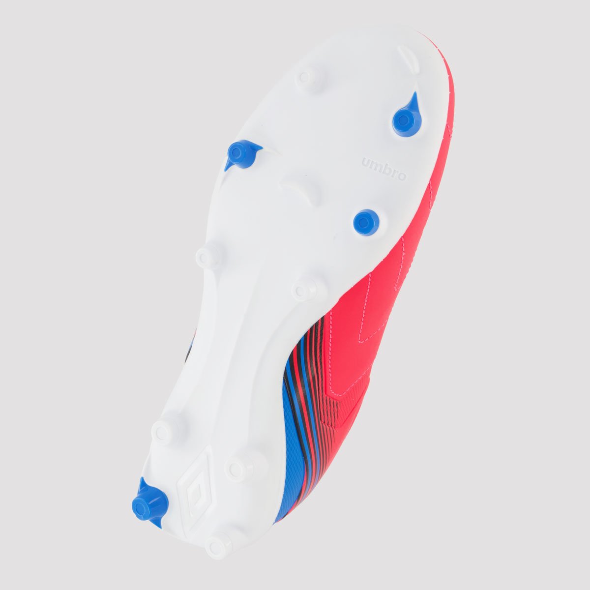 Chuteira Umbro Master Class Club Campo Rosa e Azul Rosa 5